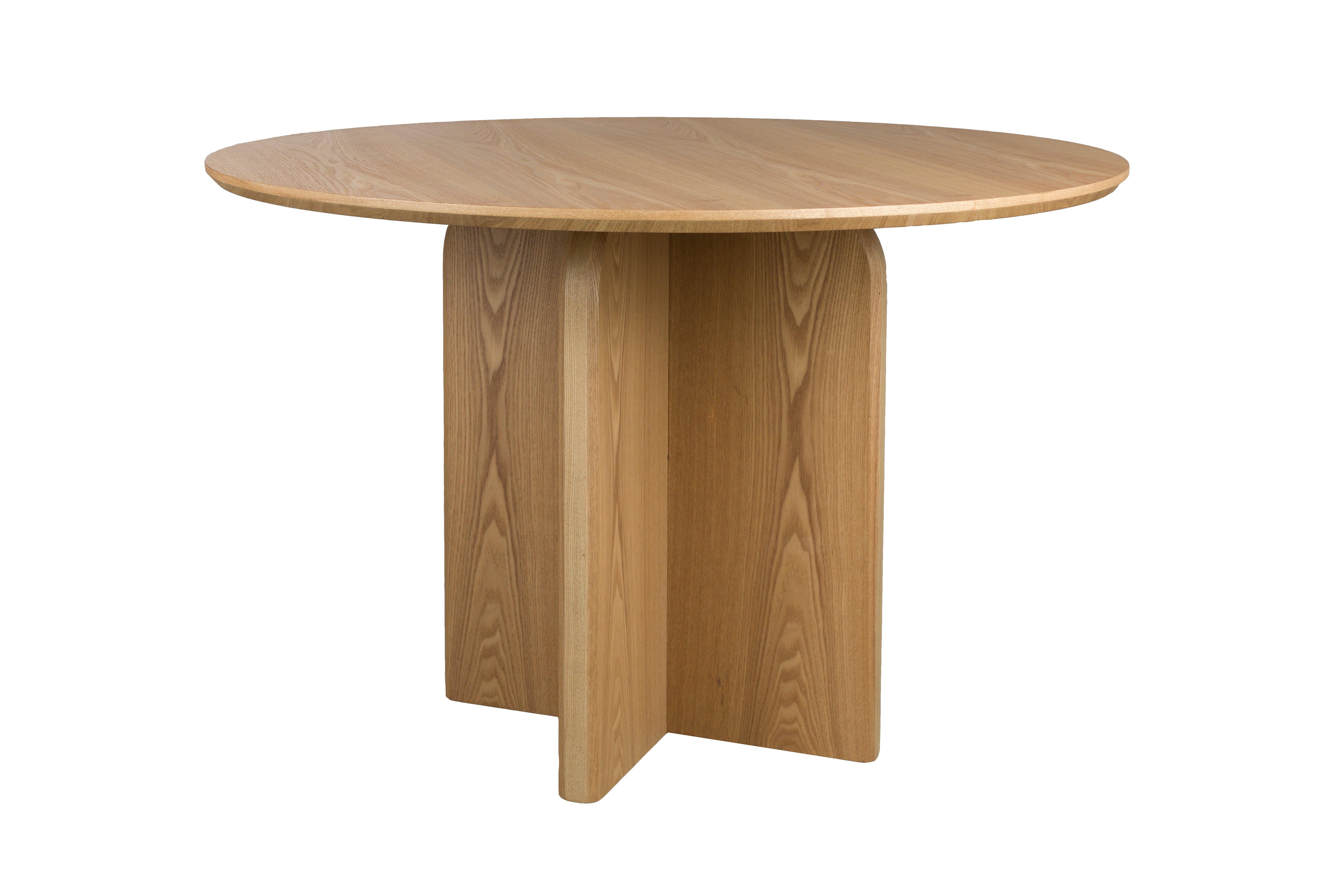Stół okrągły LAURENT jasnobrązowy – White Label Living