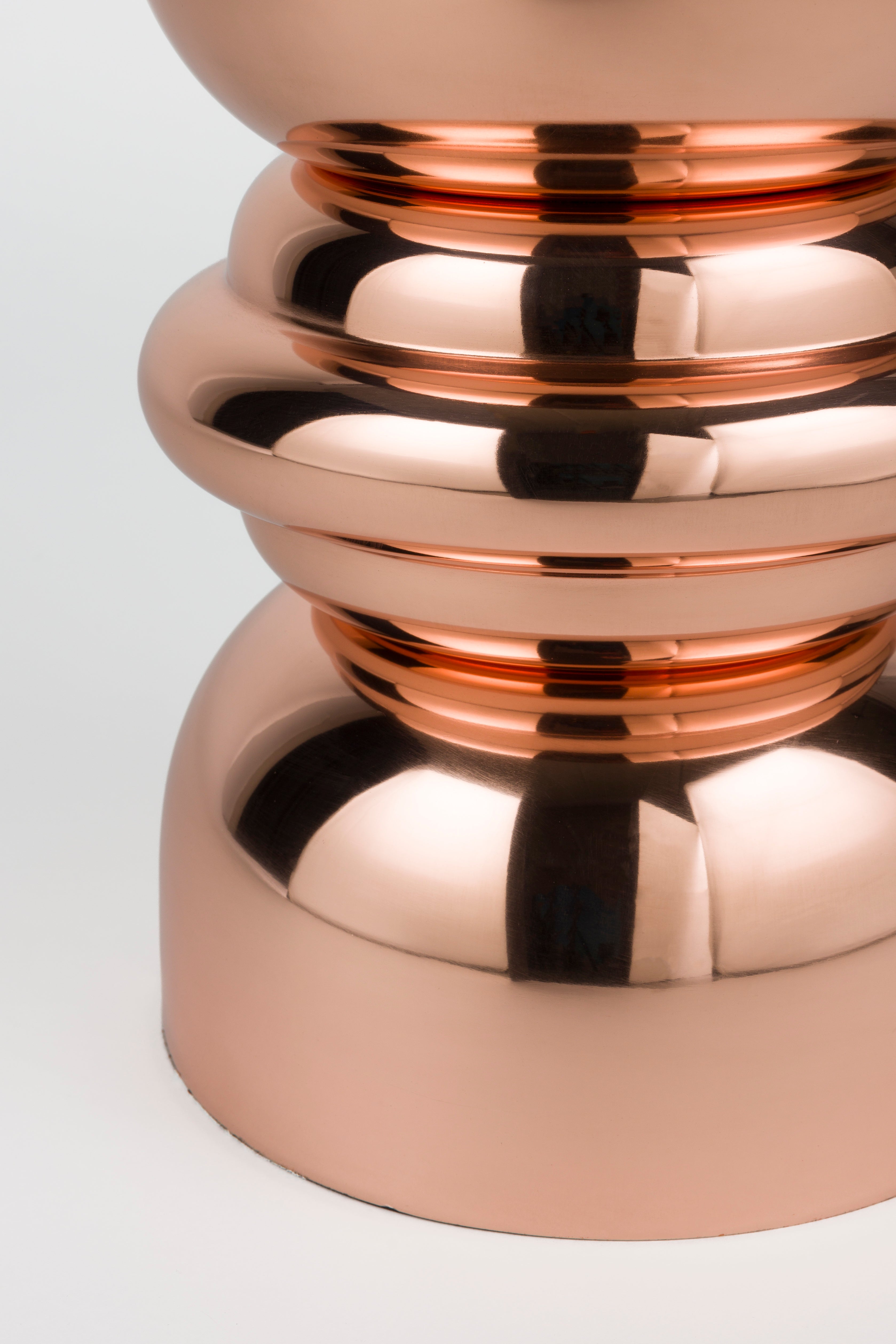 Zijtafel KINGA koperkleurig