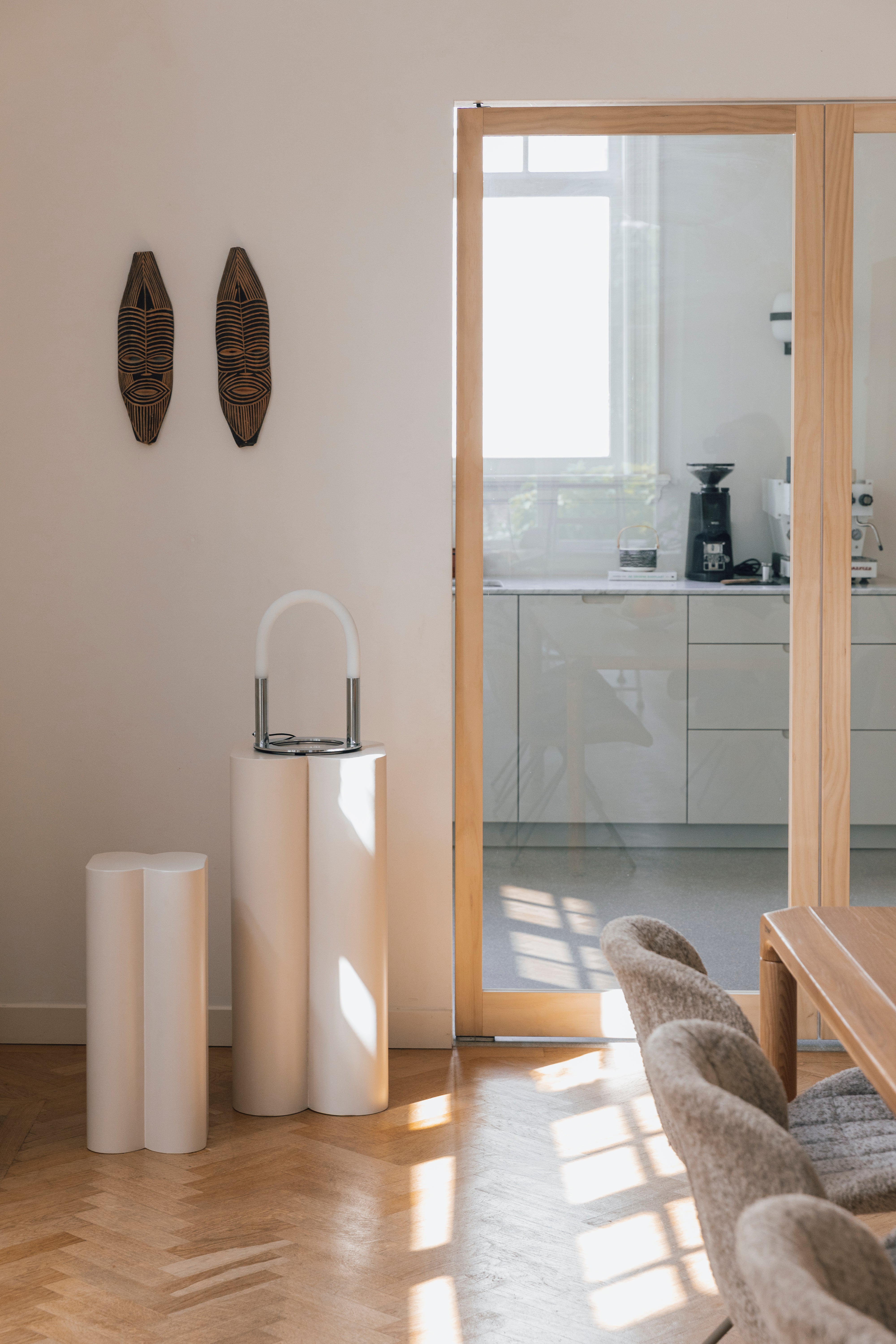 Table lamp ARCH silver