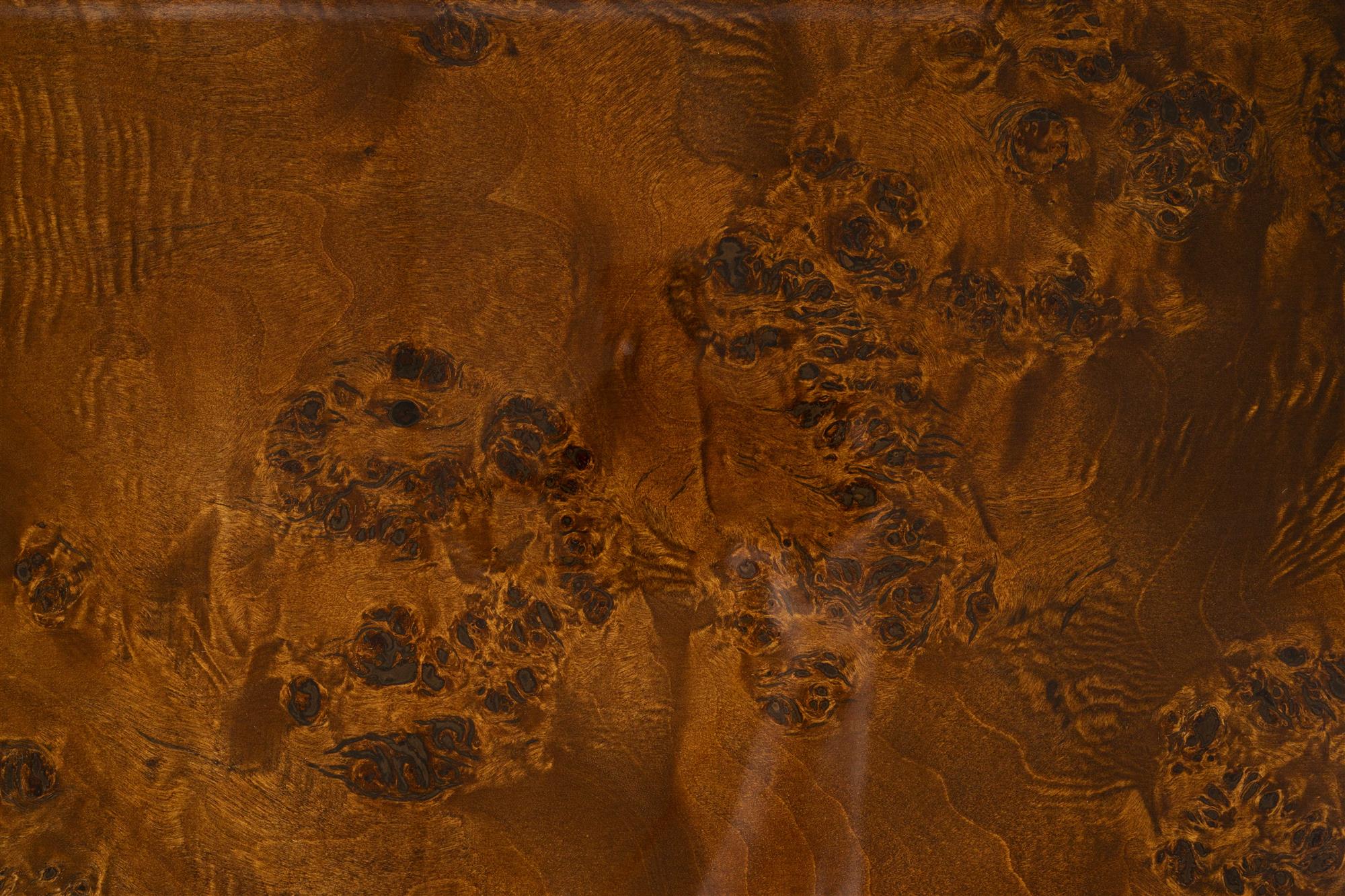 QUINN walnut veneer coffee table