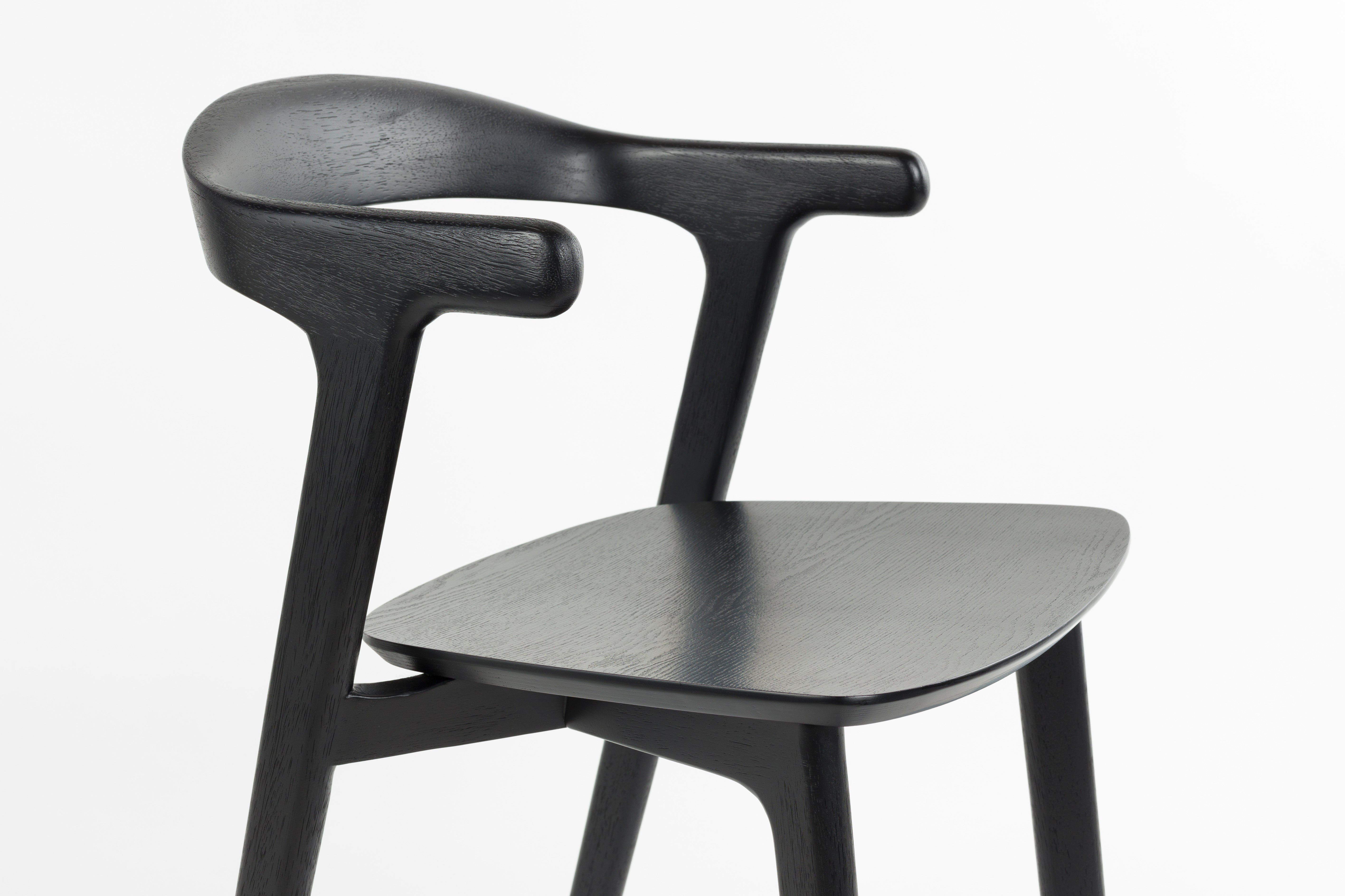 Stoel NORTHWOOD zwart