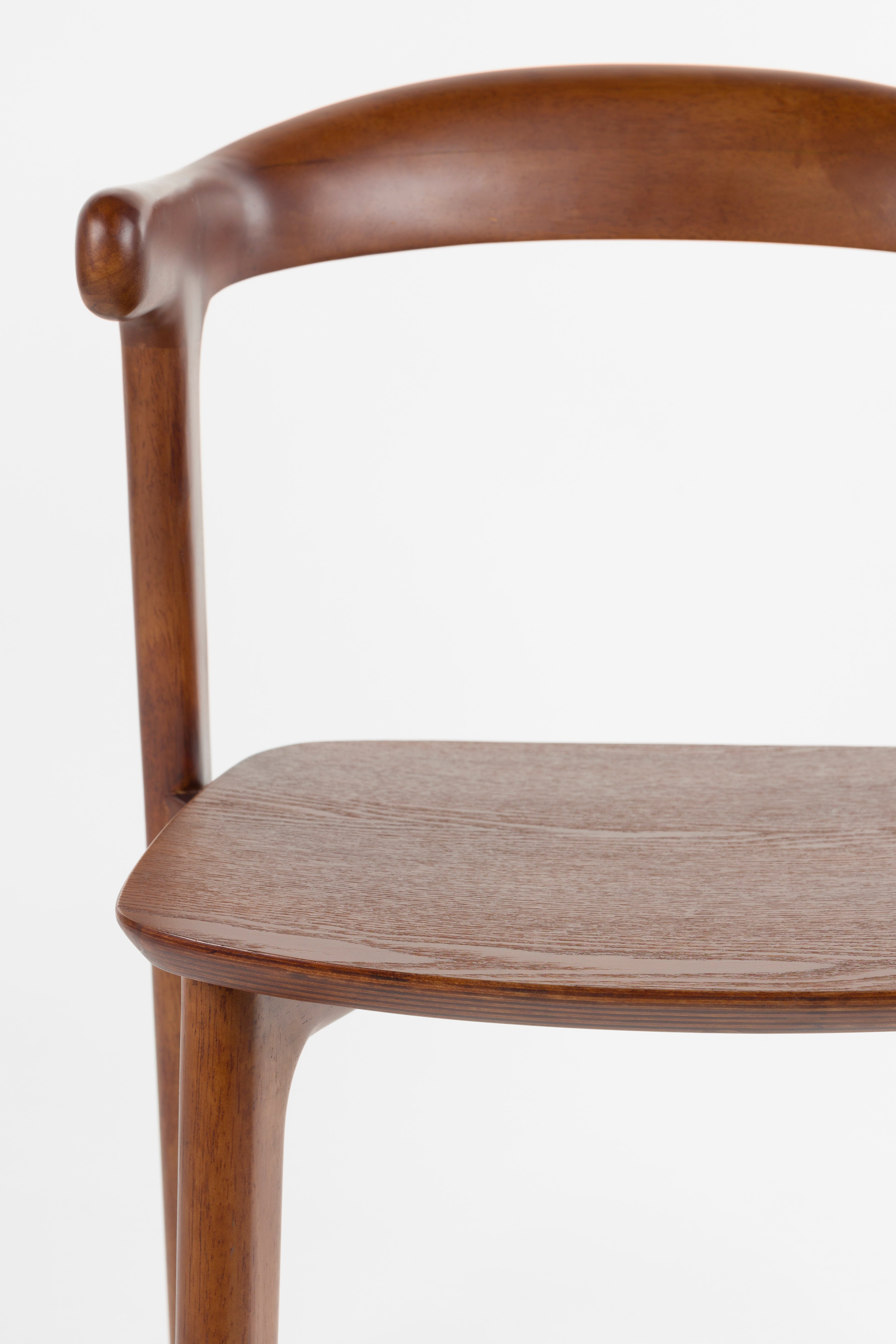 Stoel NORTHWOOD donkerbruin