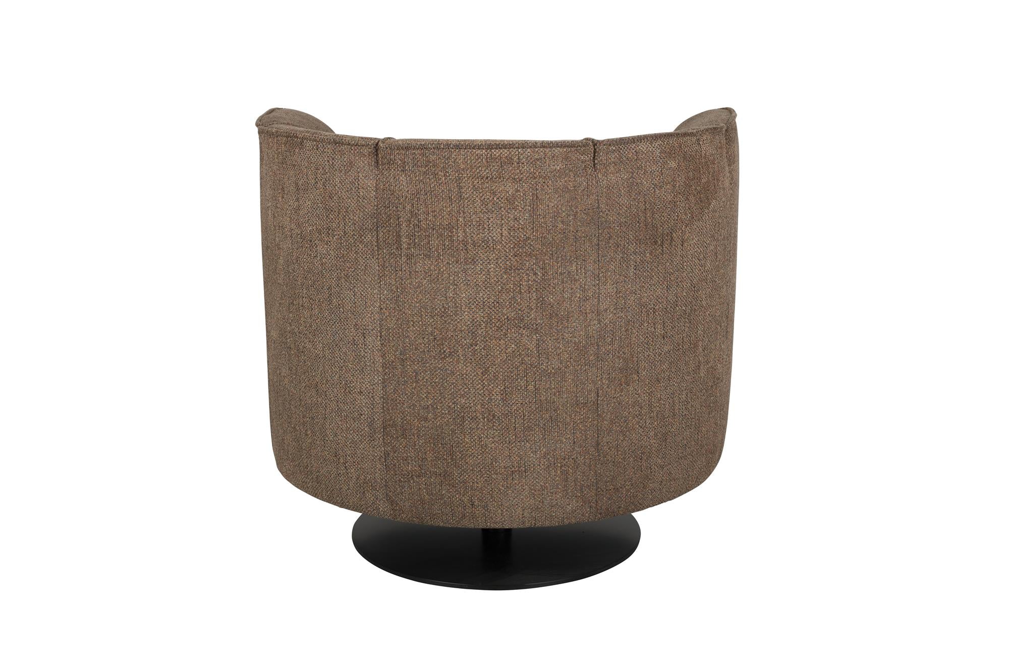 Fauteuil FLOWER bruin