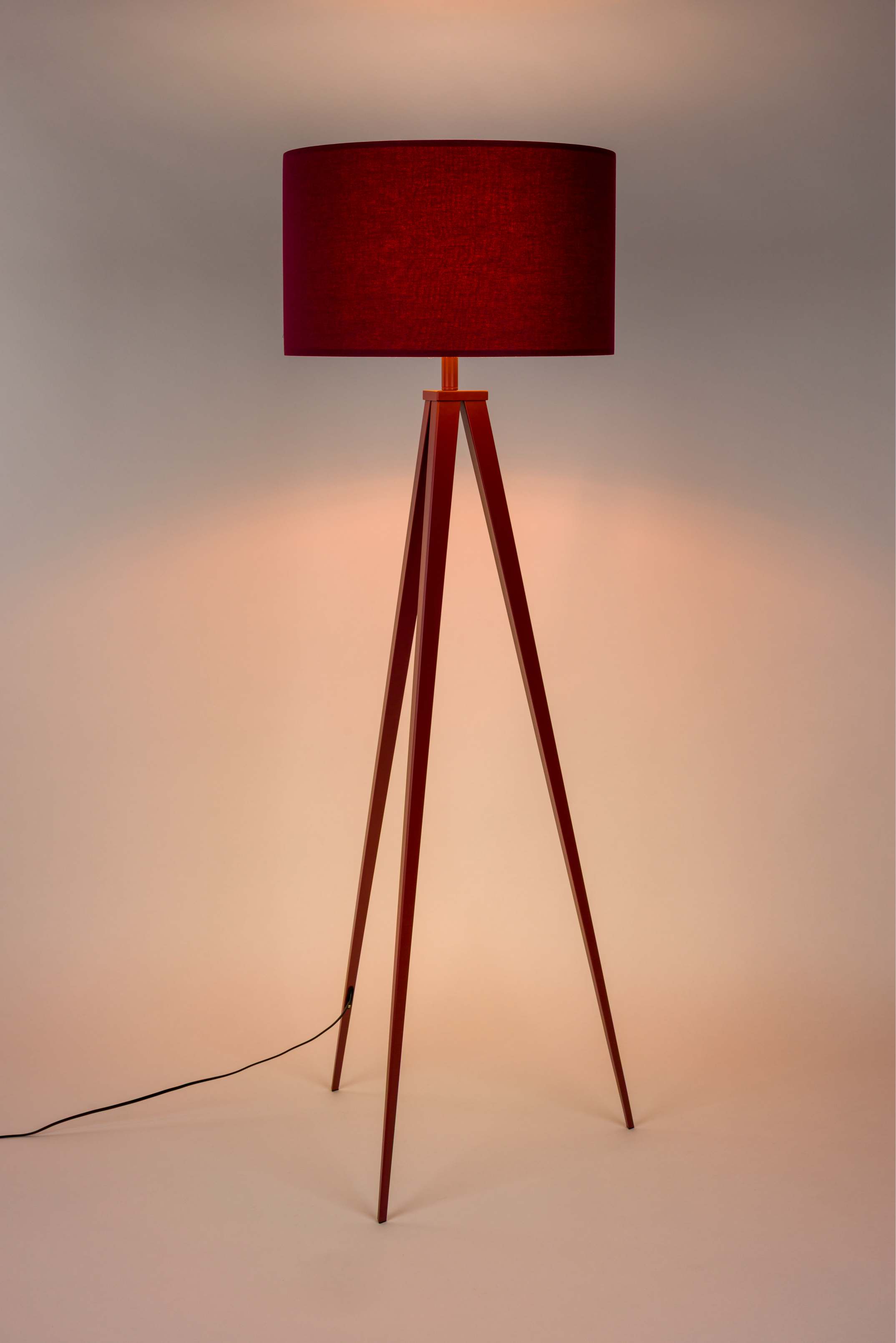 Tripod Floor Lamp red tripod