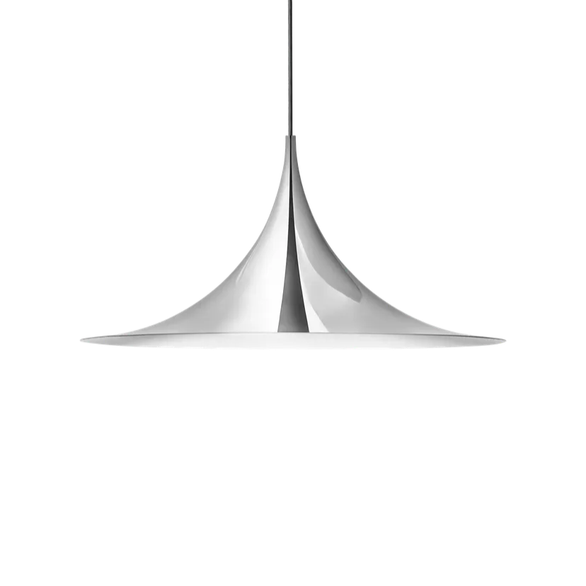 Hanglamp SEMI chroom