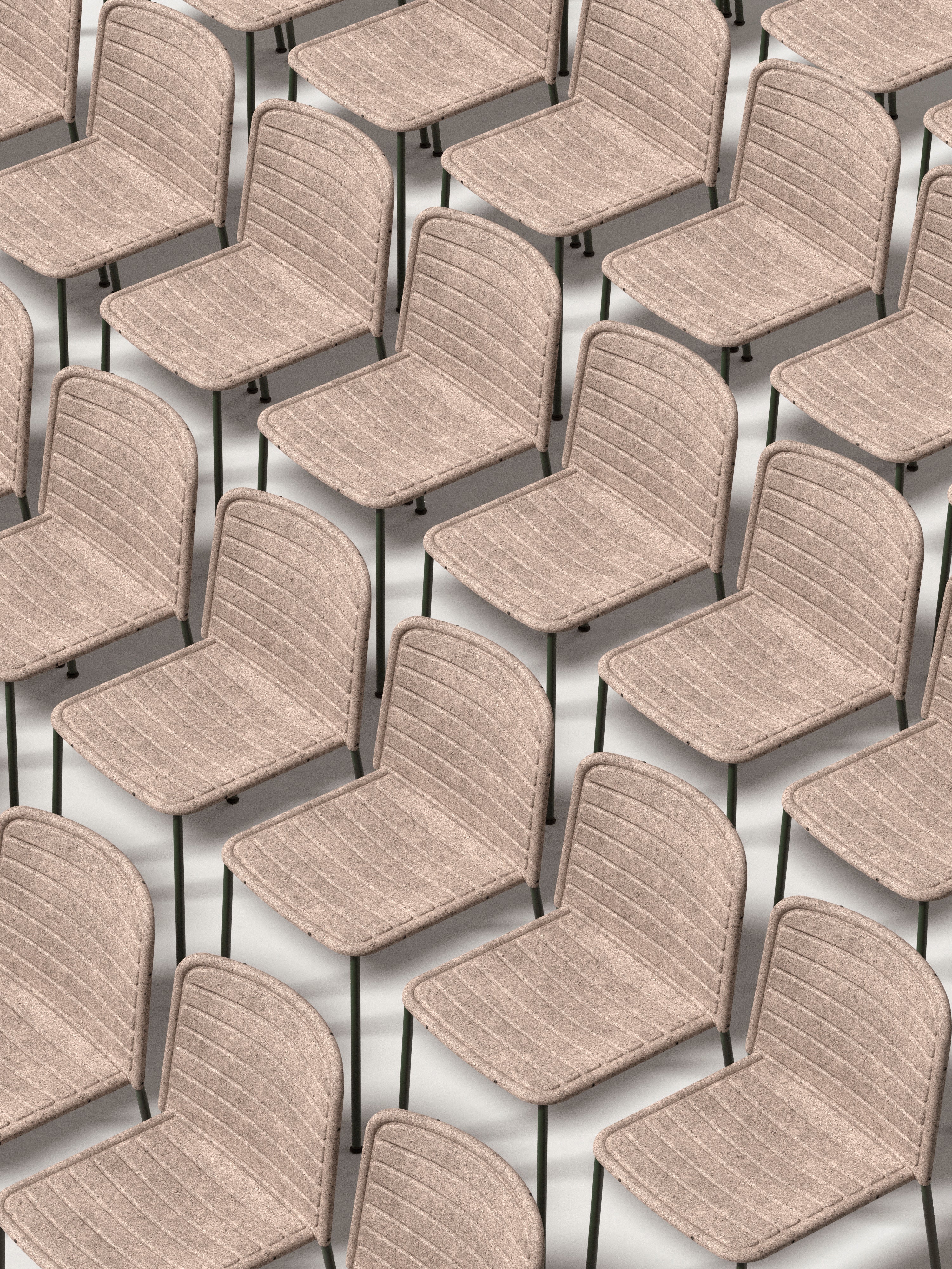 Stuhl FLAX STACKER braun