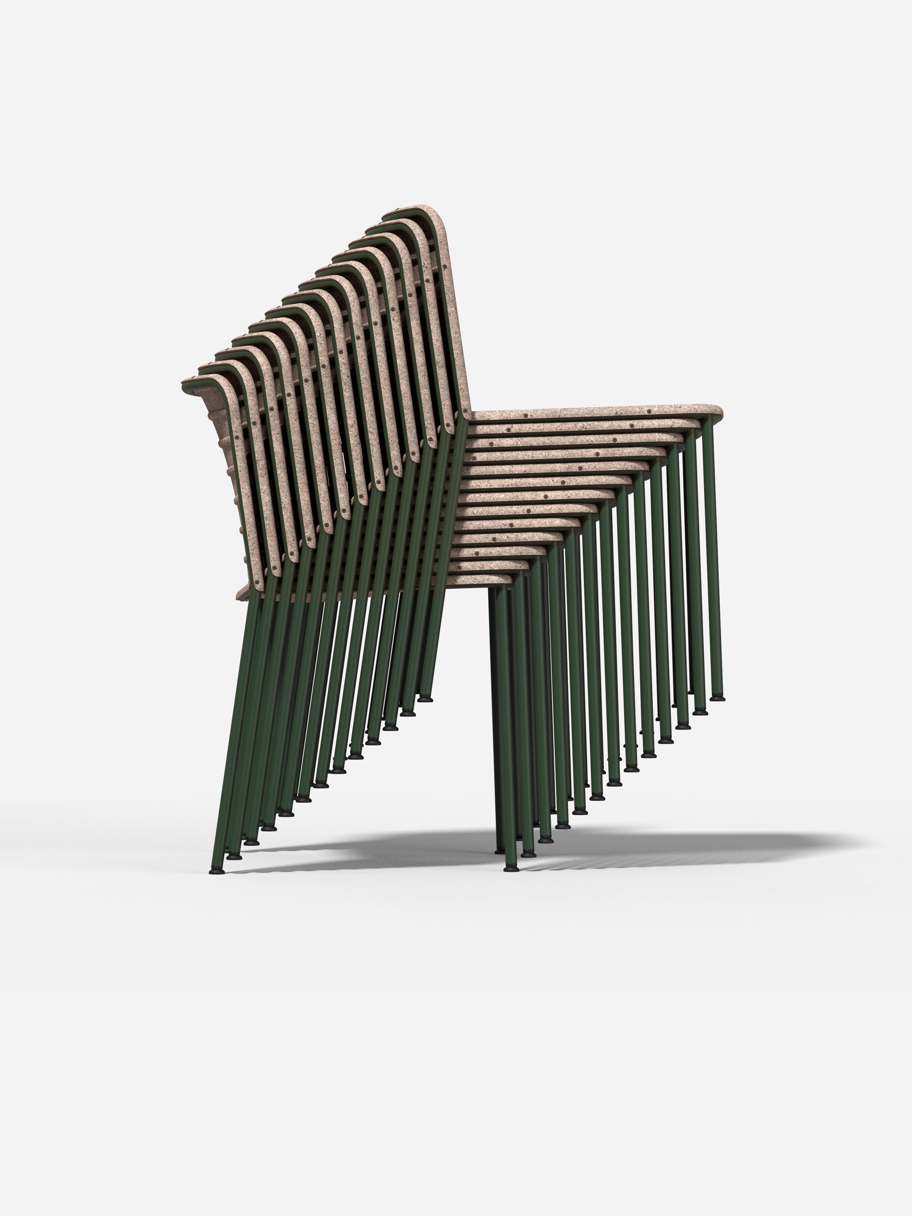 Stuhl FLAX STACKER braun