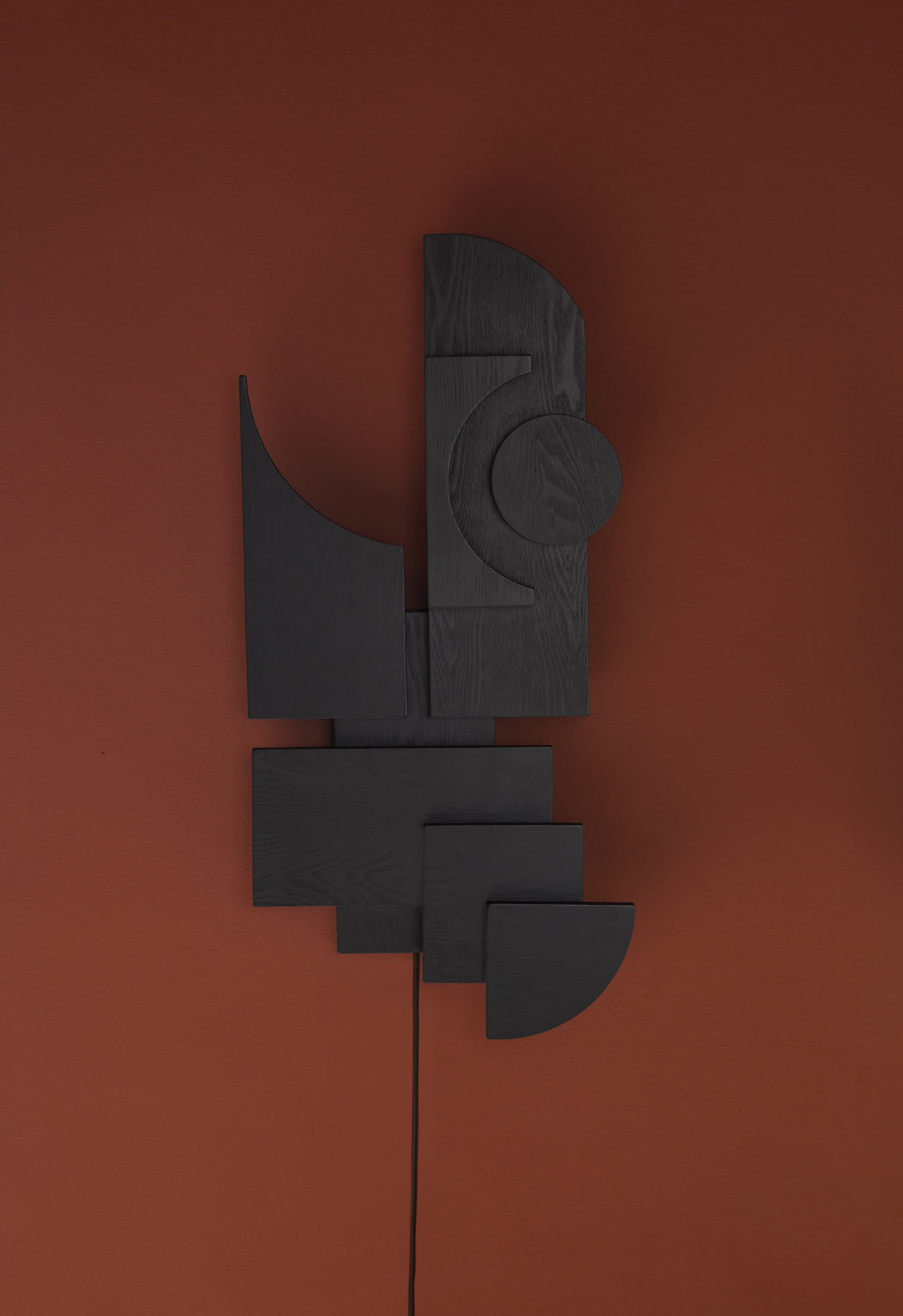 Wandlamp TOTEM DECO zwart