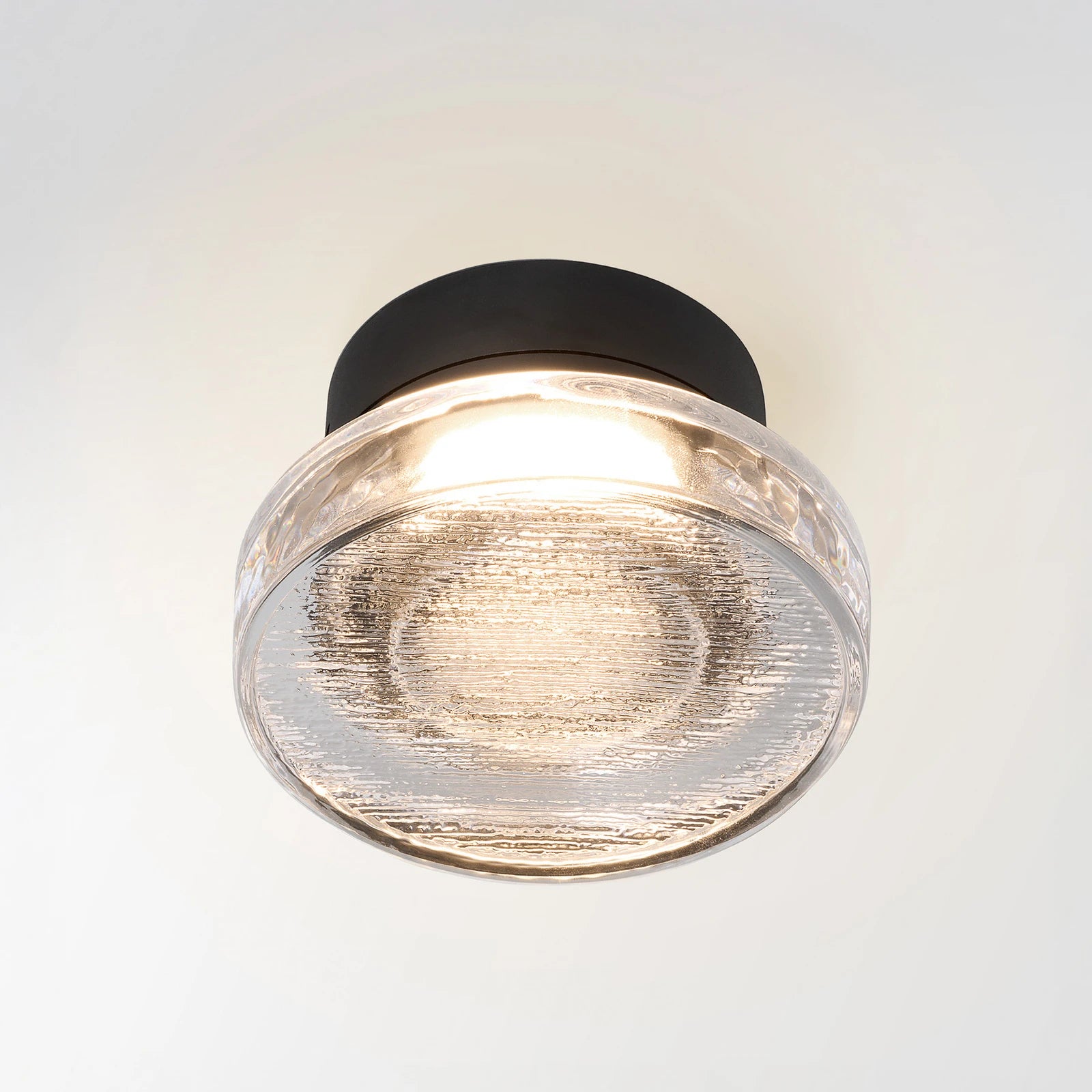 Buitenlamp ROC zwart met glas
