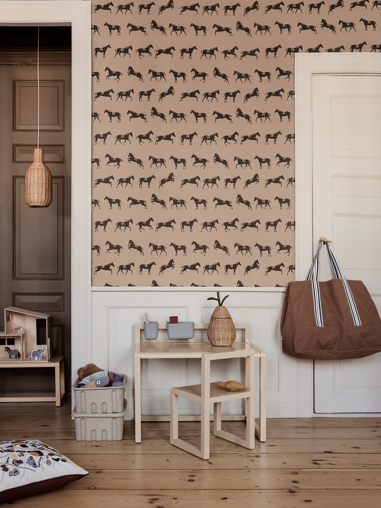 LITTLE ARCHITECT Kinderstuhl beige
