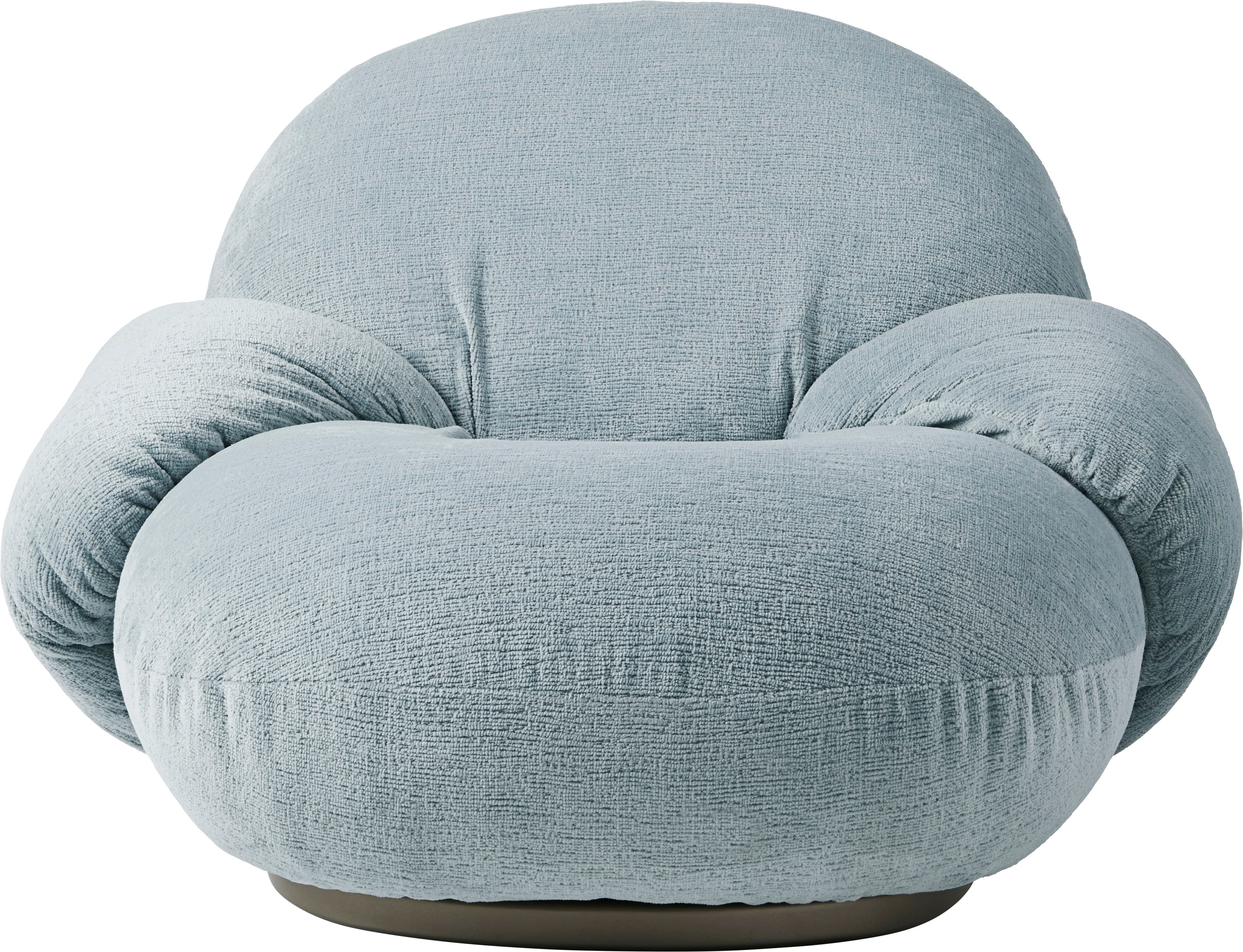 PACHA Armchair with Armrests Upholstered with Black Base