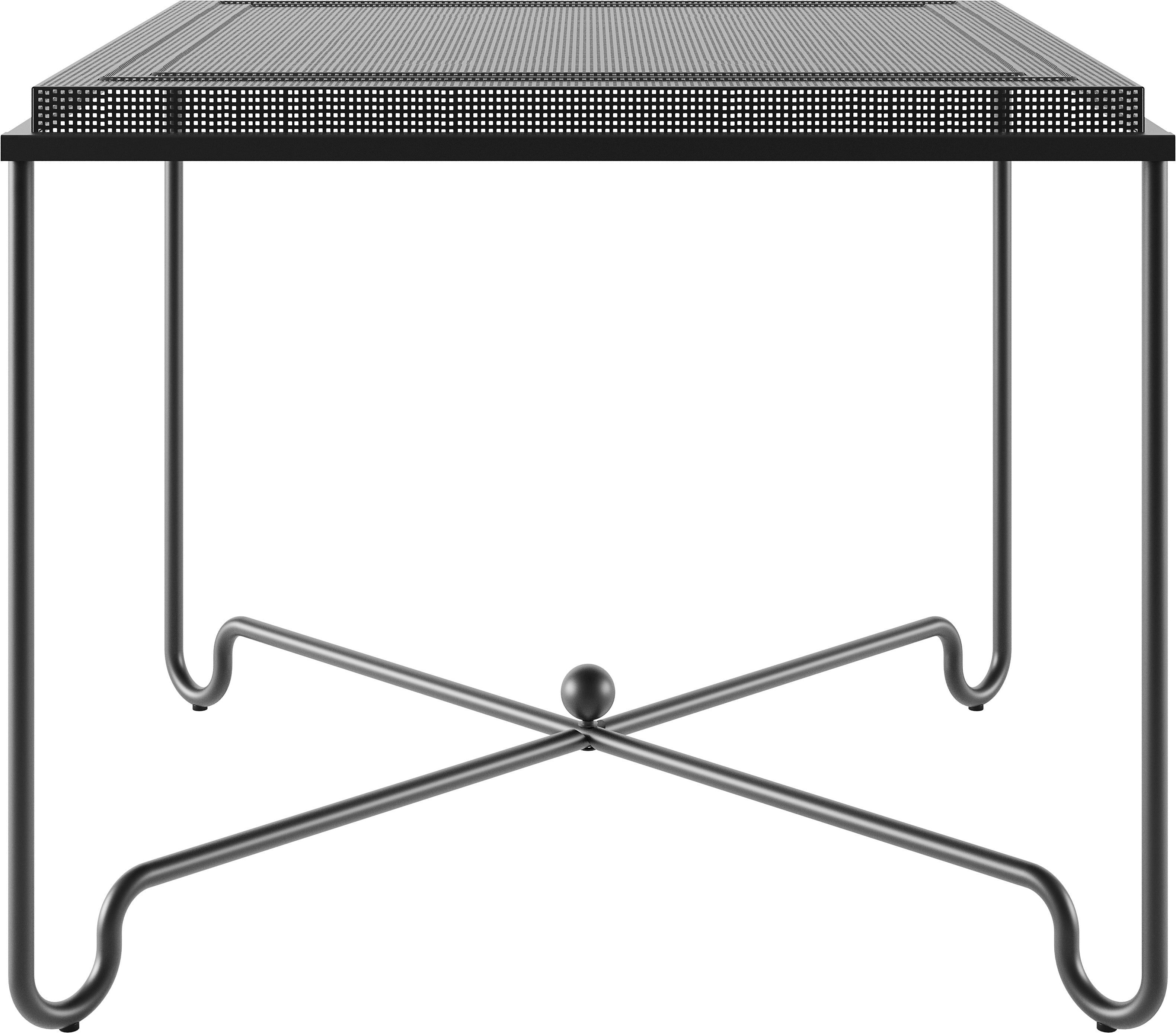 TROPIQUE tuintafel zwarte staal