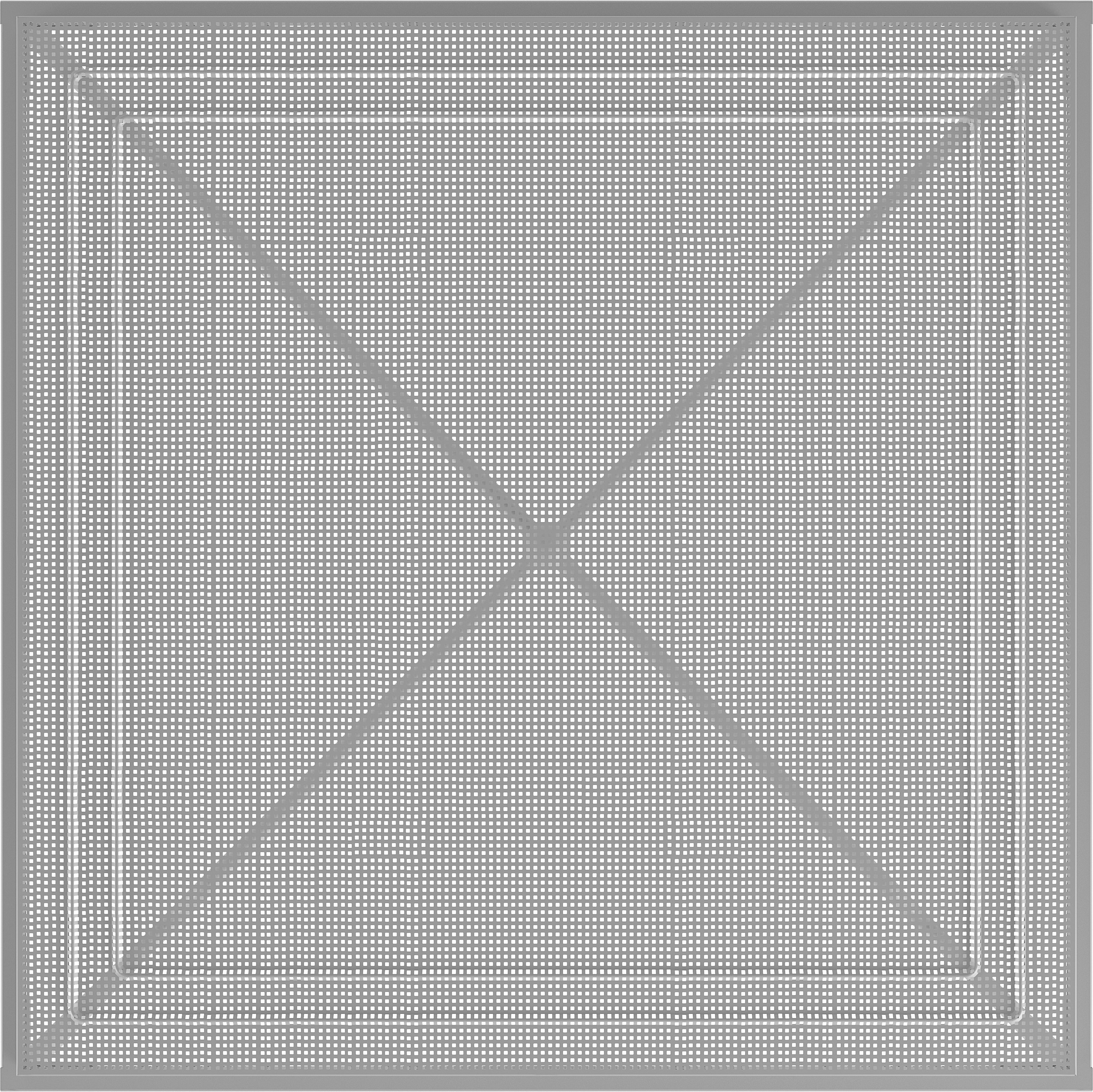 Gartentisch TROPIQUE weiße Stahl