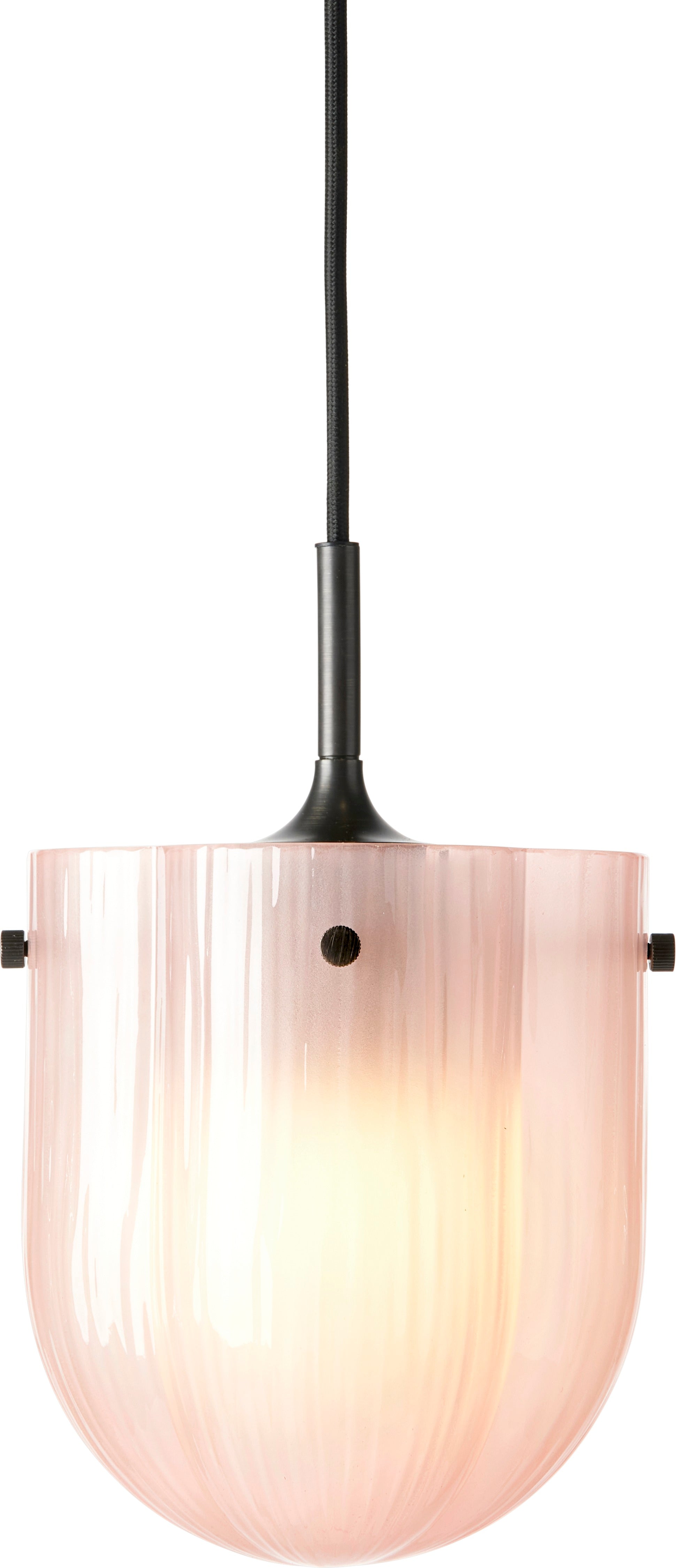 Hanglamp SEINE roze glas
