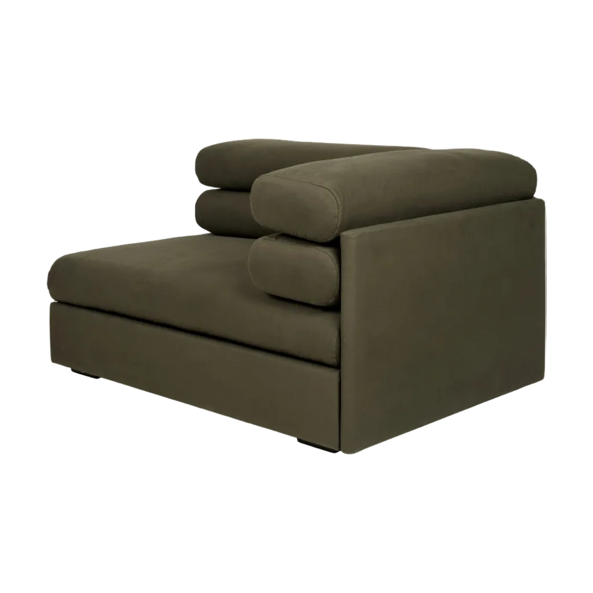Modulares Sofa ELOGIO - rechte Endelement gepolstert
