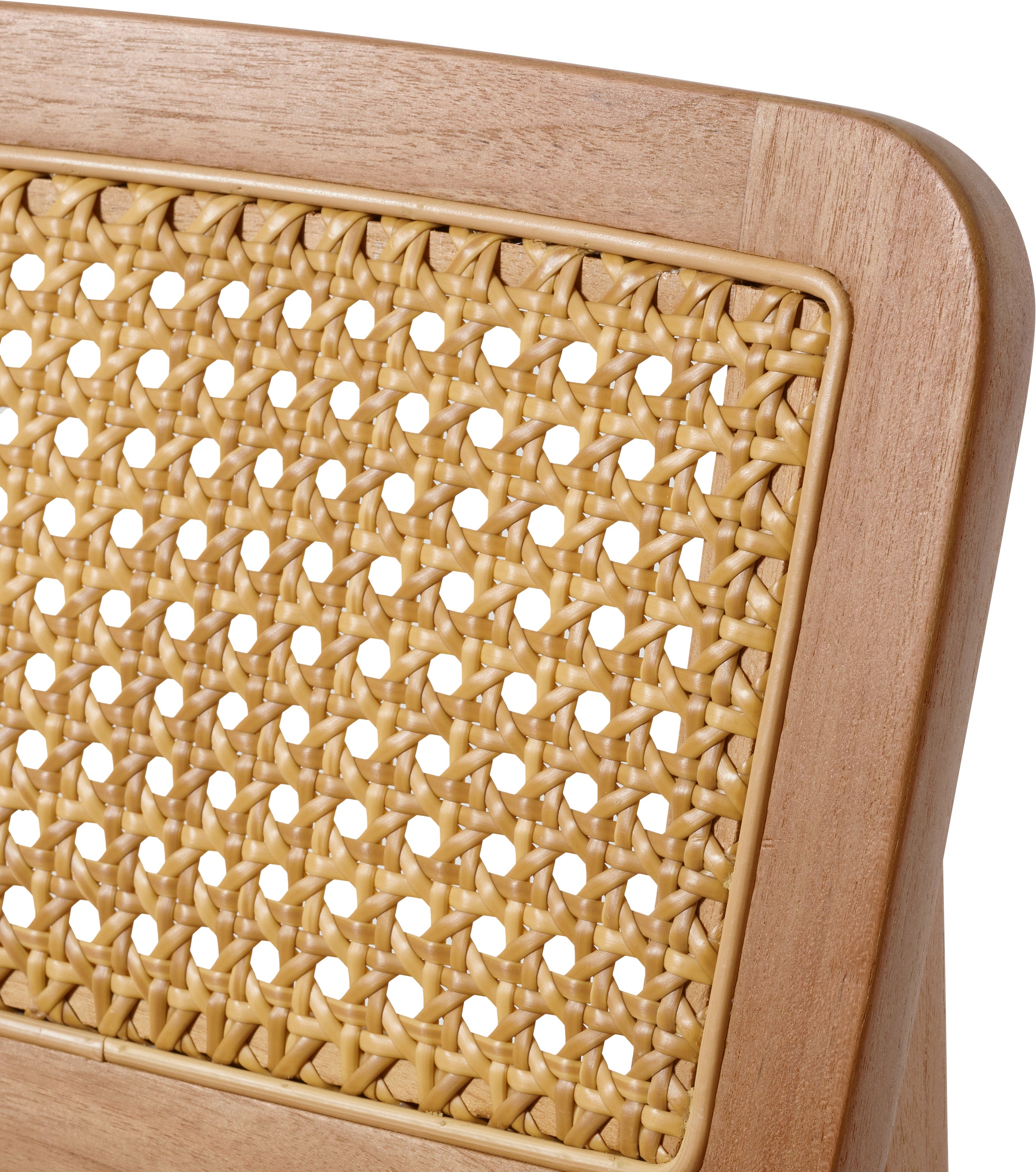 Gartenstuhl C-CHAIR aus Teakholz mit Geflecht