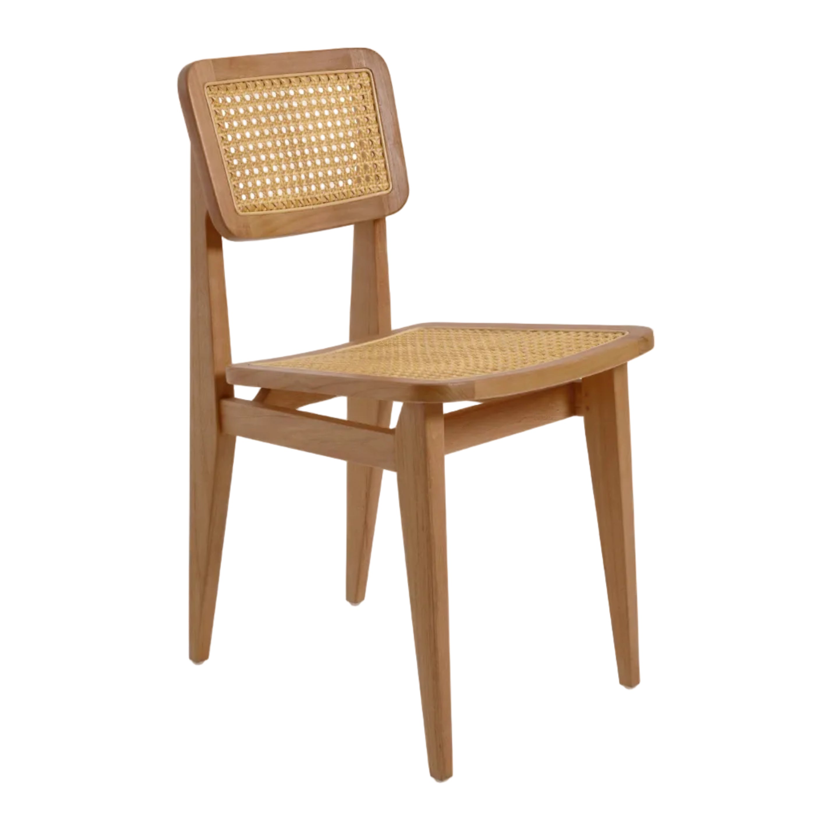Gartenstuhl C-CHAIR aus Teakholz mit Geflecht