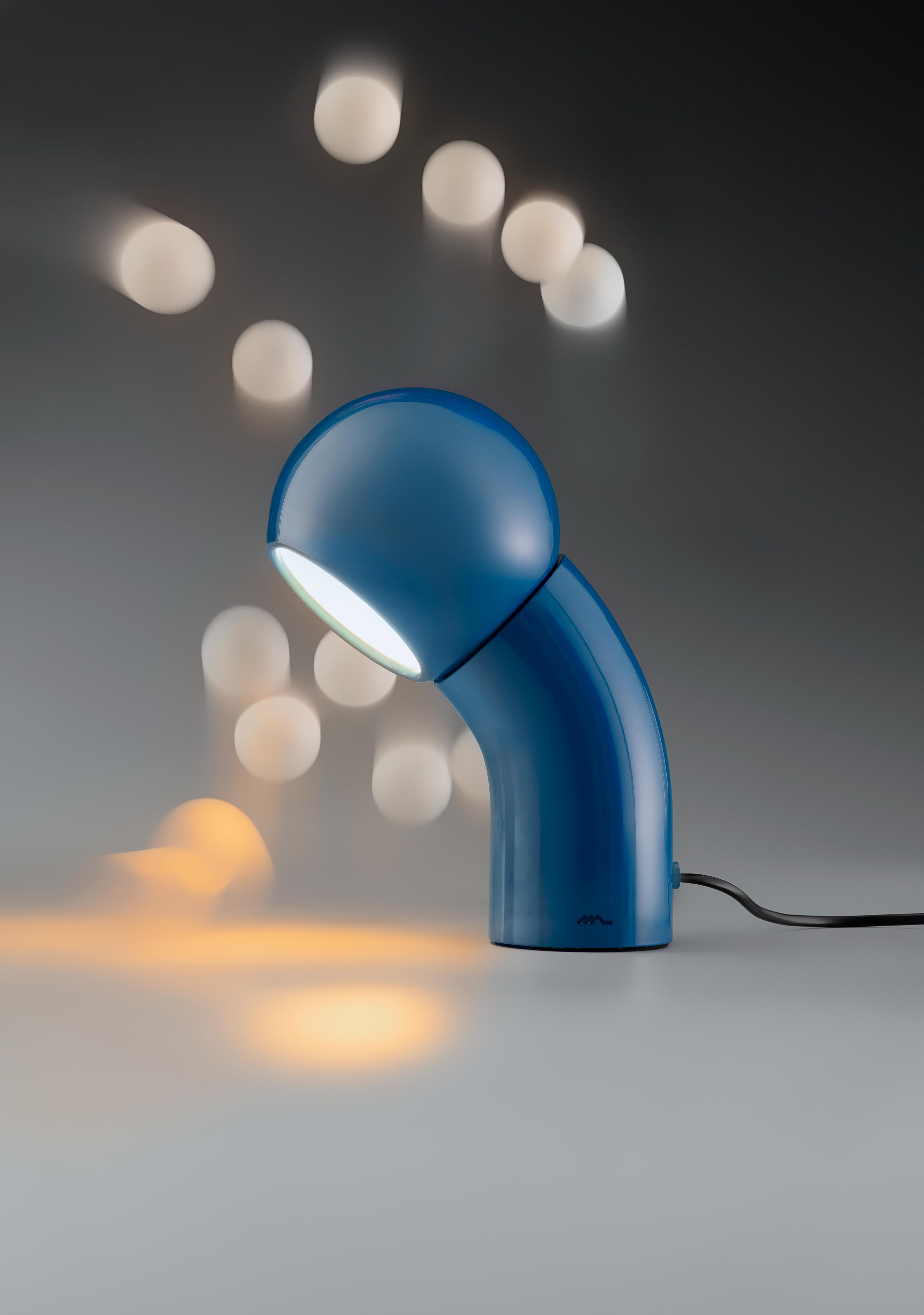 Lampa stołowa PALLINO połyskujący żółty