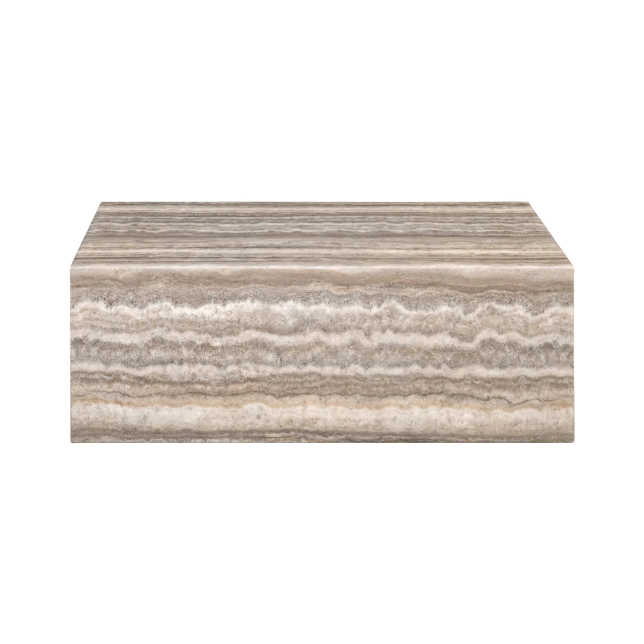 DULCE Coffee Table in Gray-Beige Marble