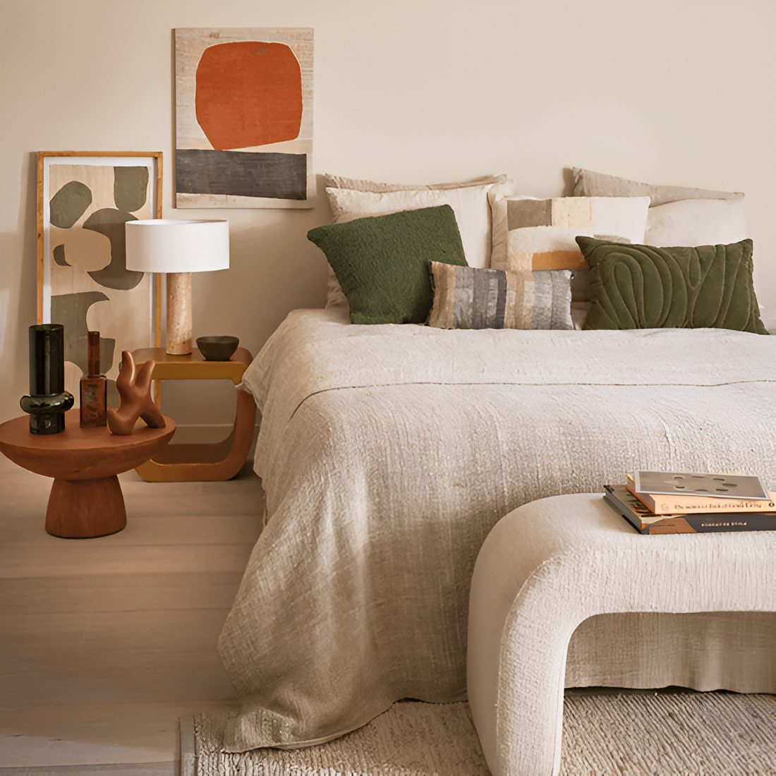 UNC Piaski bedspread