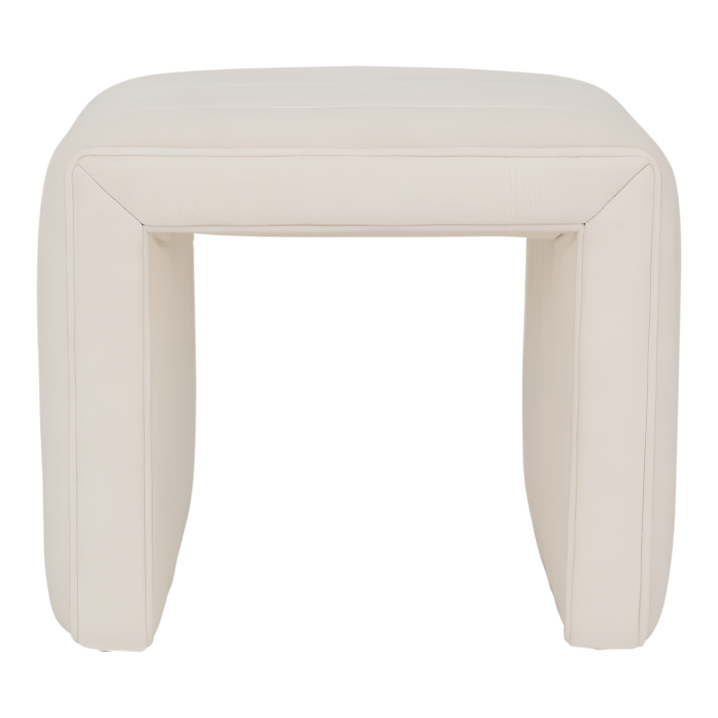 Puf LYNE gebroken wit