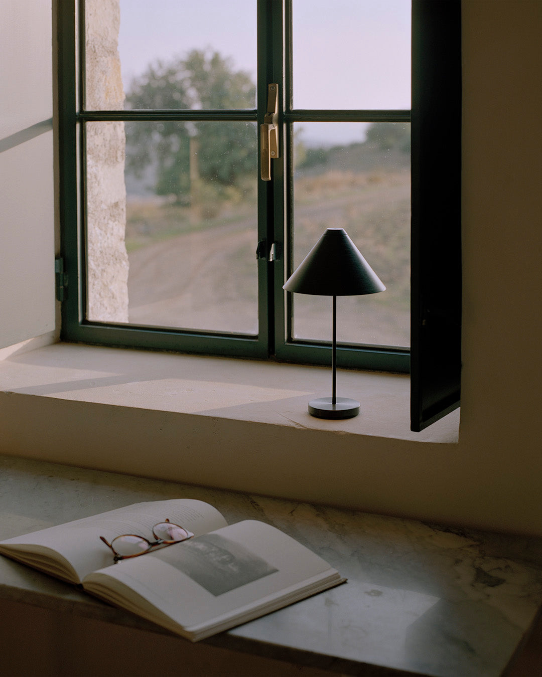 Tragbare Lampe BROLLY schwarz