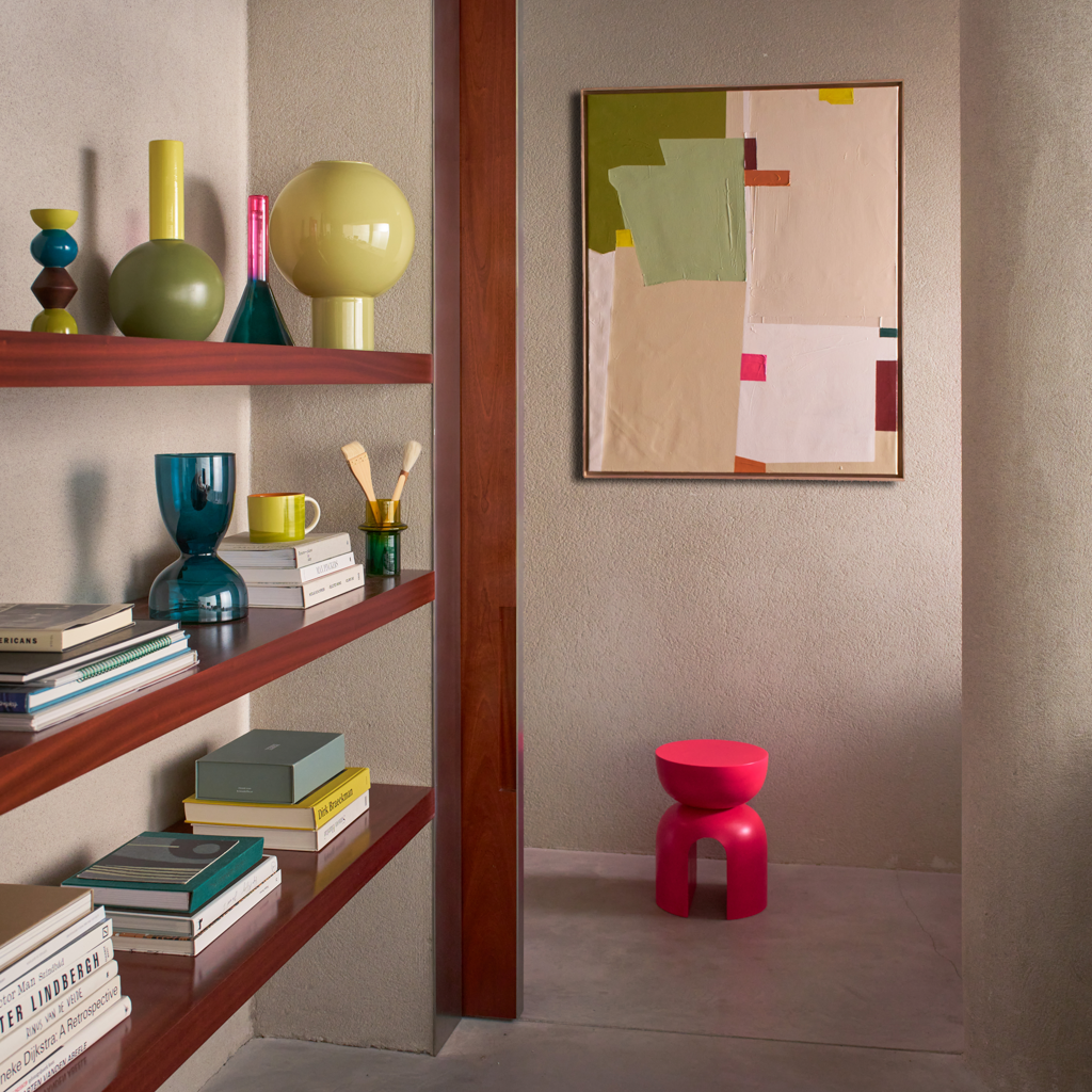 Vaas FARVE groen met geel