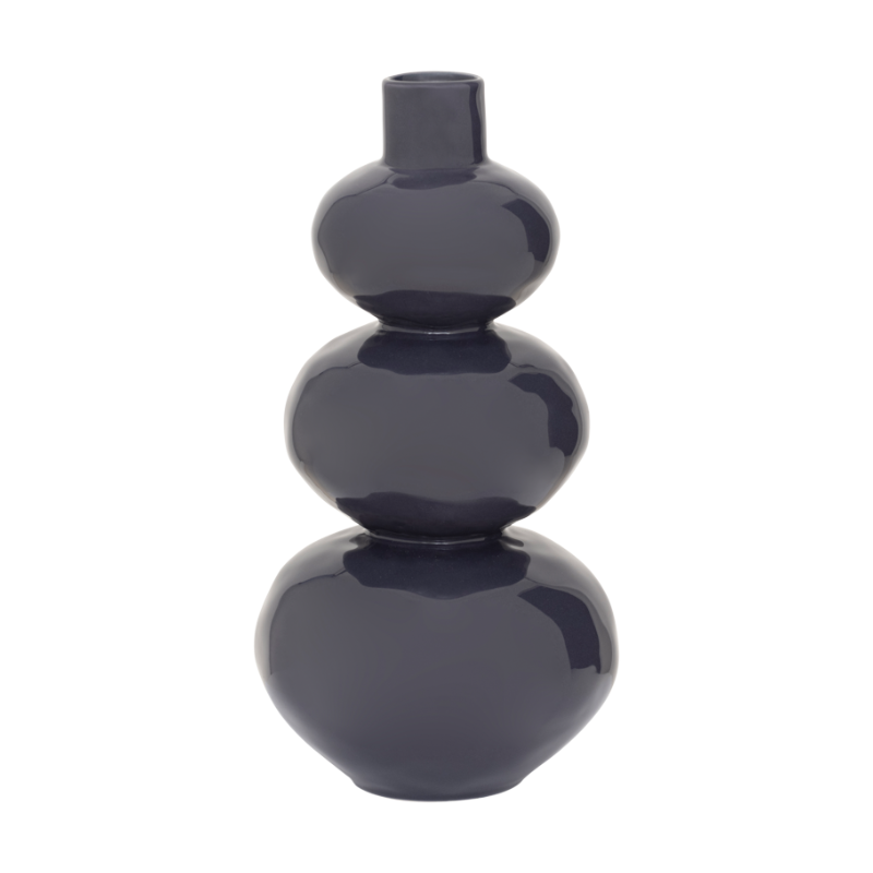 EMILY vase dark blue ceramic