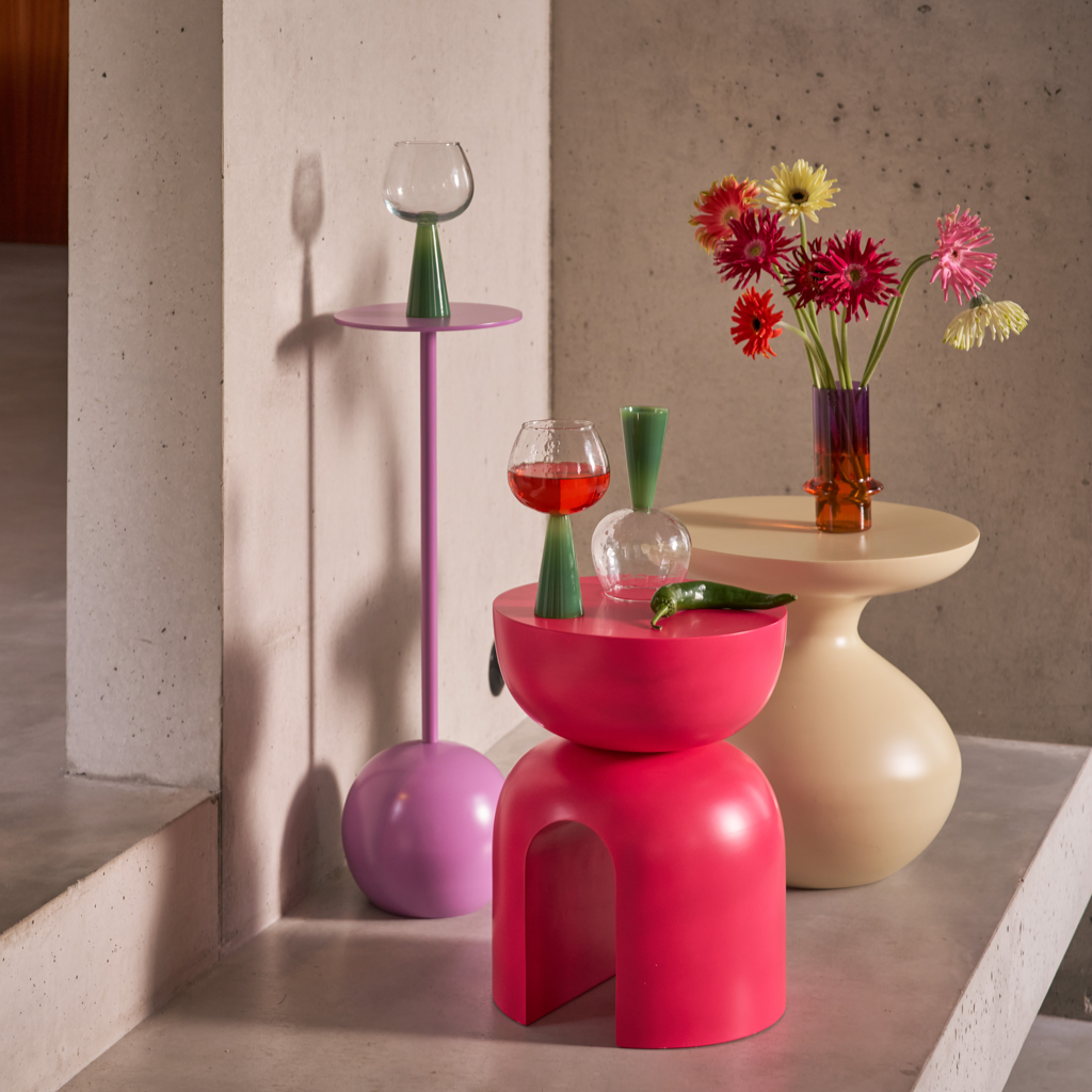 HIGH M Lilac Side Table