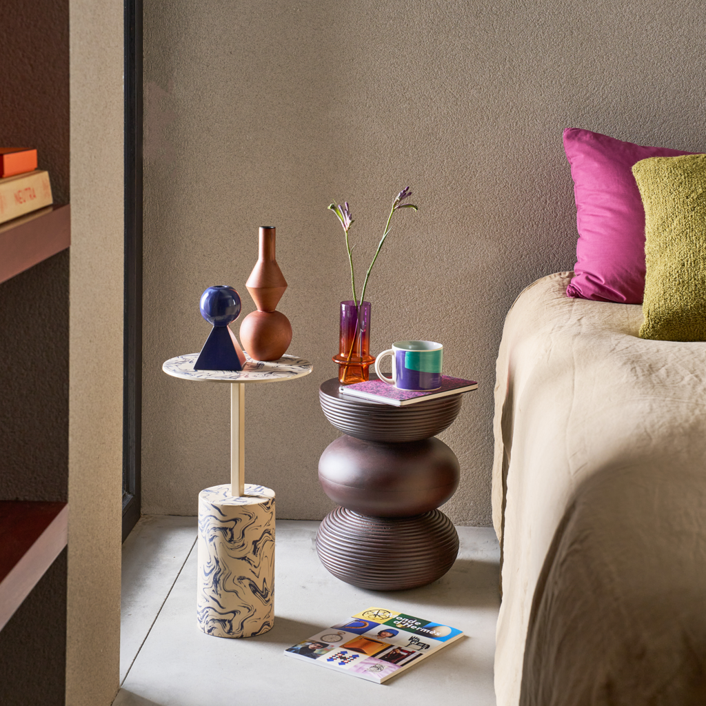 Zijtafel SVEN donkerbruin mango hout