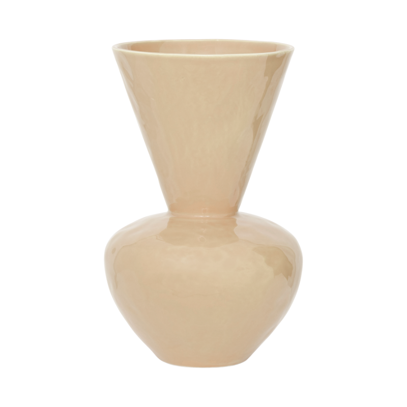 Wazon ceramiczny LANGA beżowy – Urban Nature Culture