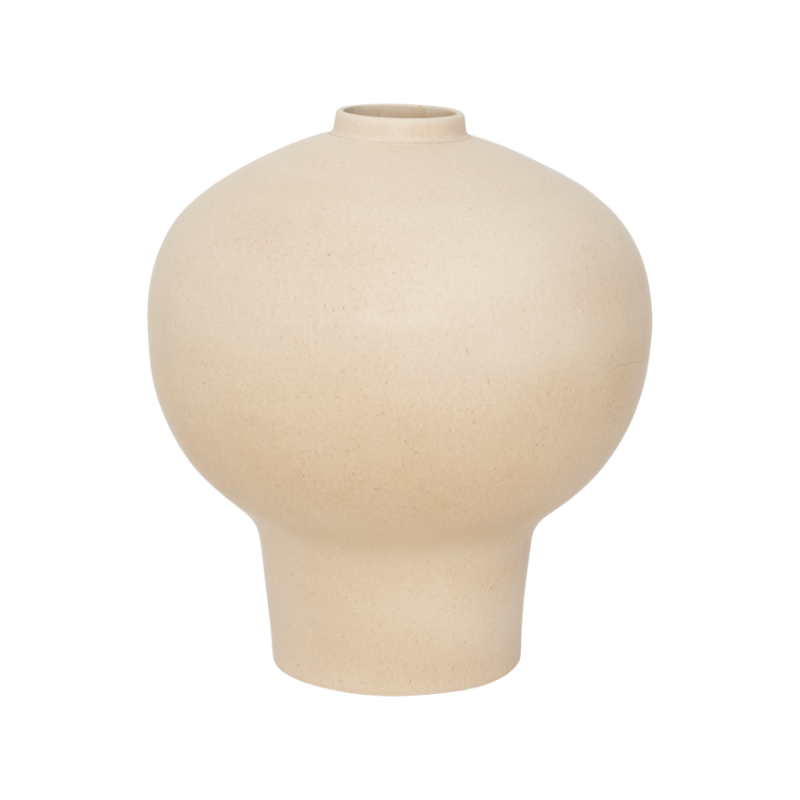 Keramikw vase AMA cremefarben