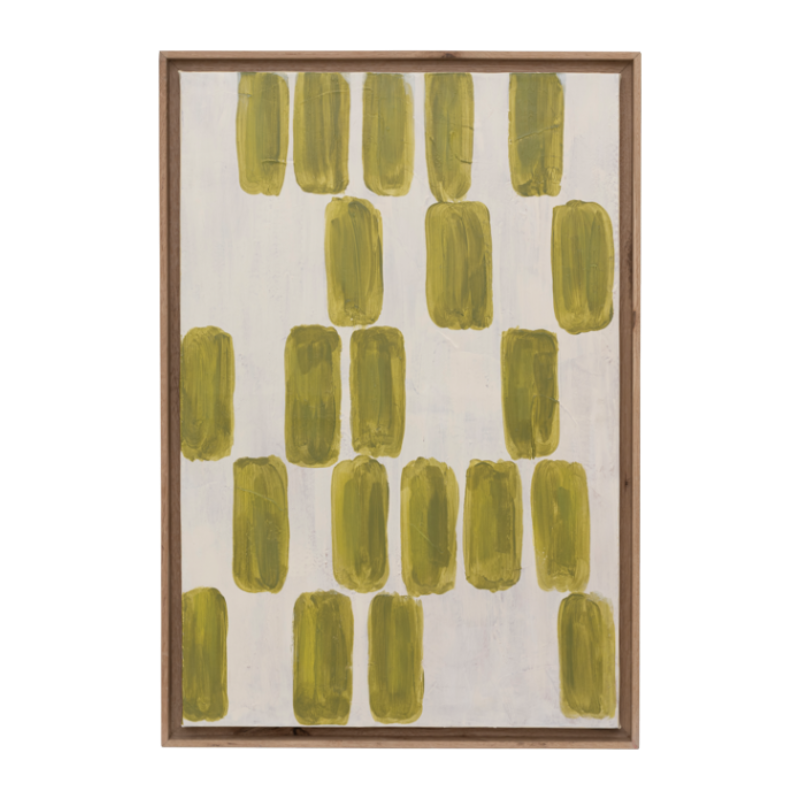 Bild ANDILE grün mit cremefarbenem