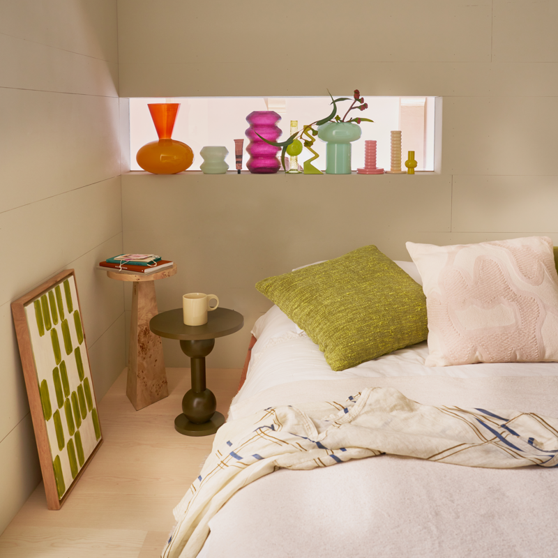 Bild ANDILE grün mit cremefarbenem