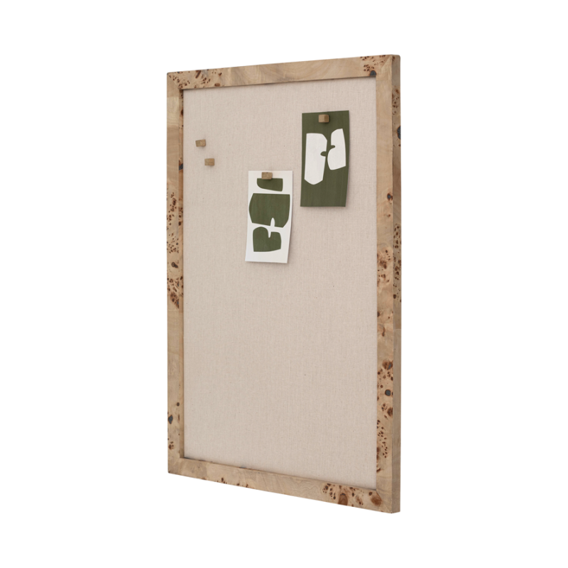 SKOG Board with Burl Veneer and Linen Finish