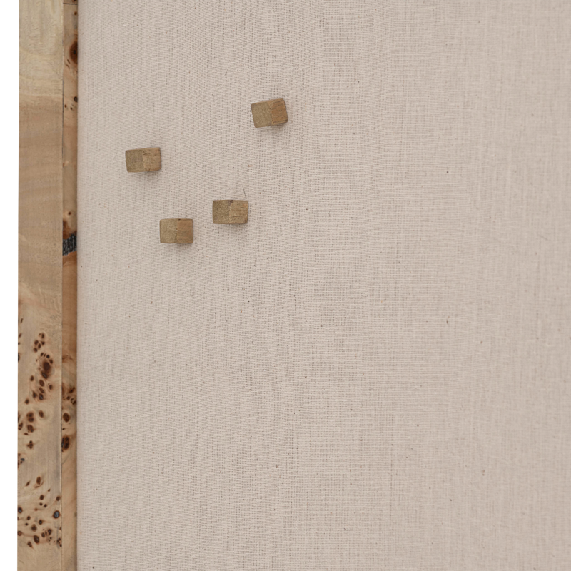 SKOG Board with Burl Veneer and Linen Finish