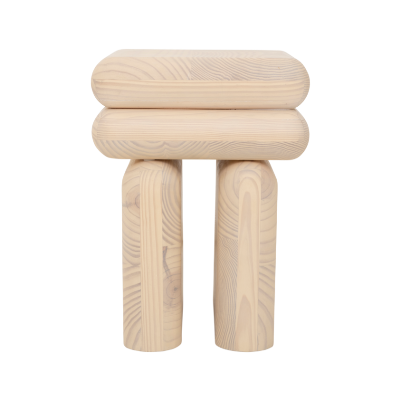 Zijtafel MONO van vurenhout