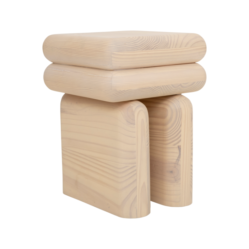 Zijtafel MONO van vurenhout