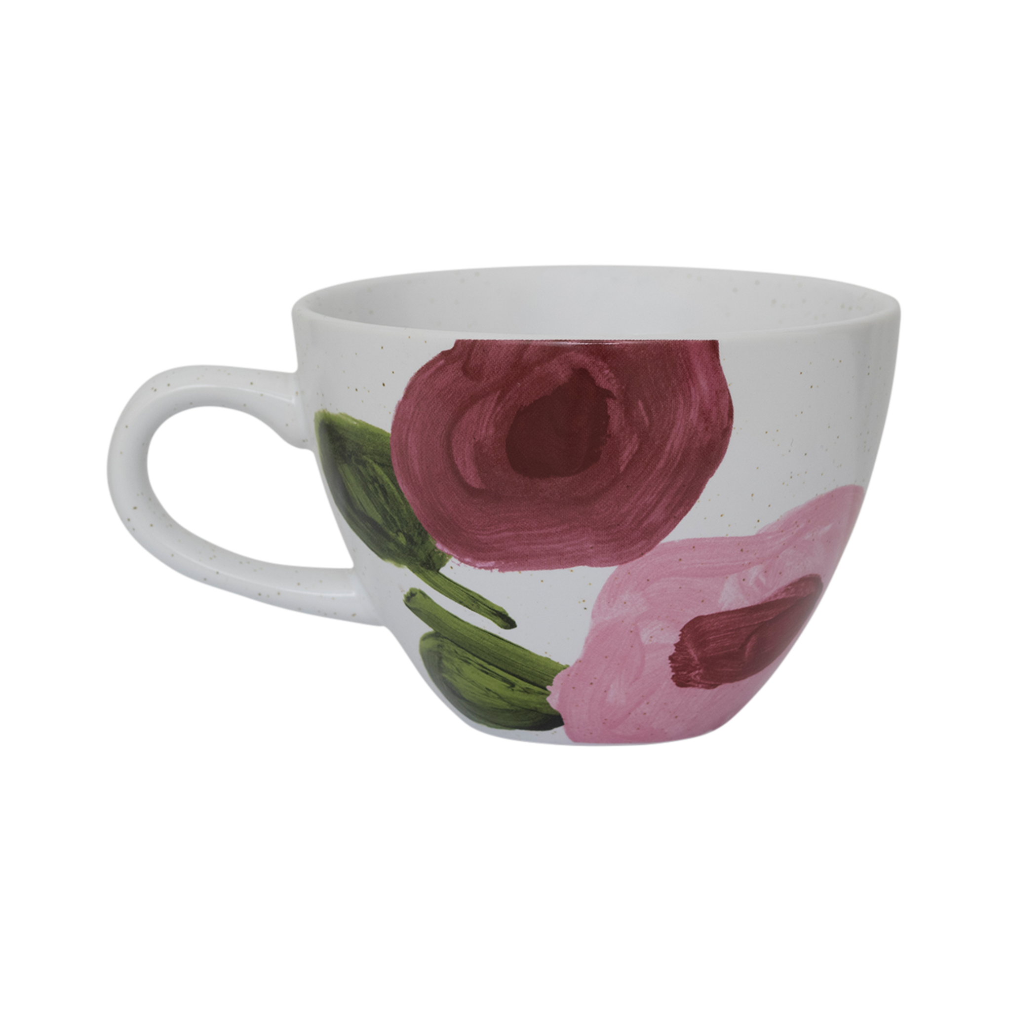 Ceramic Mug HANAKO Plant Motif