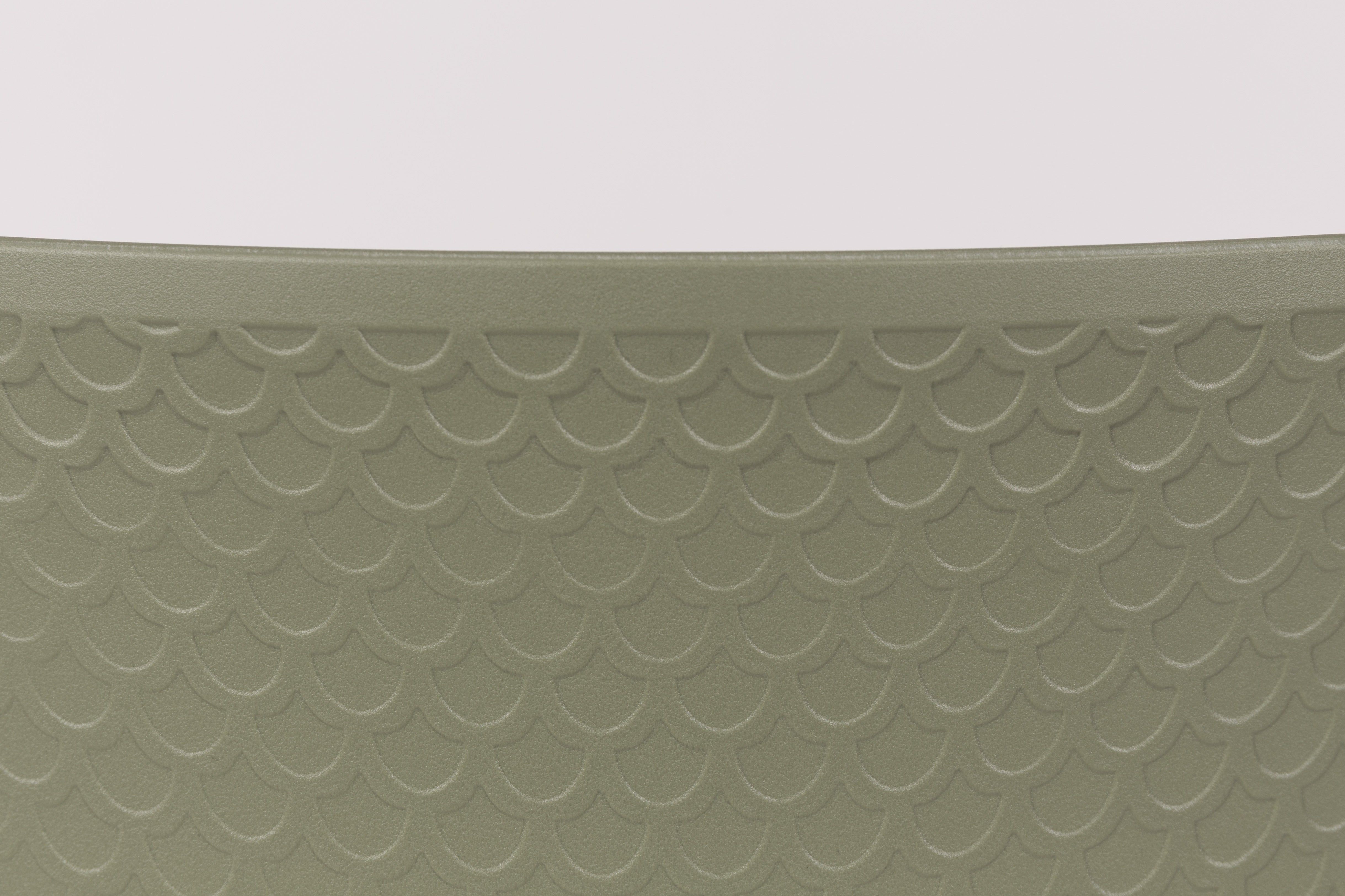 Stoel LEON groen met houten basis