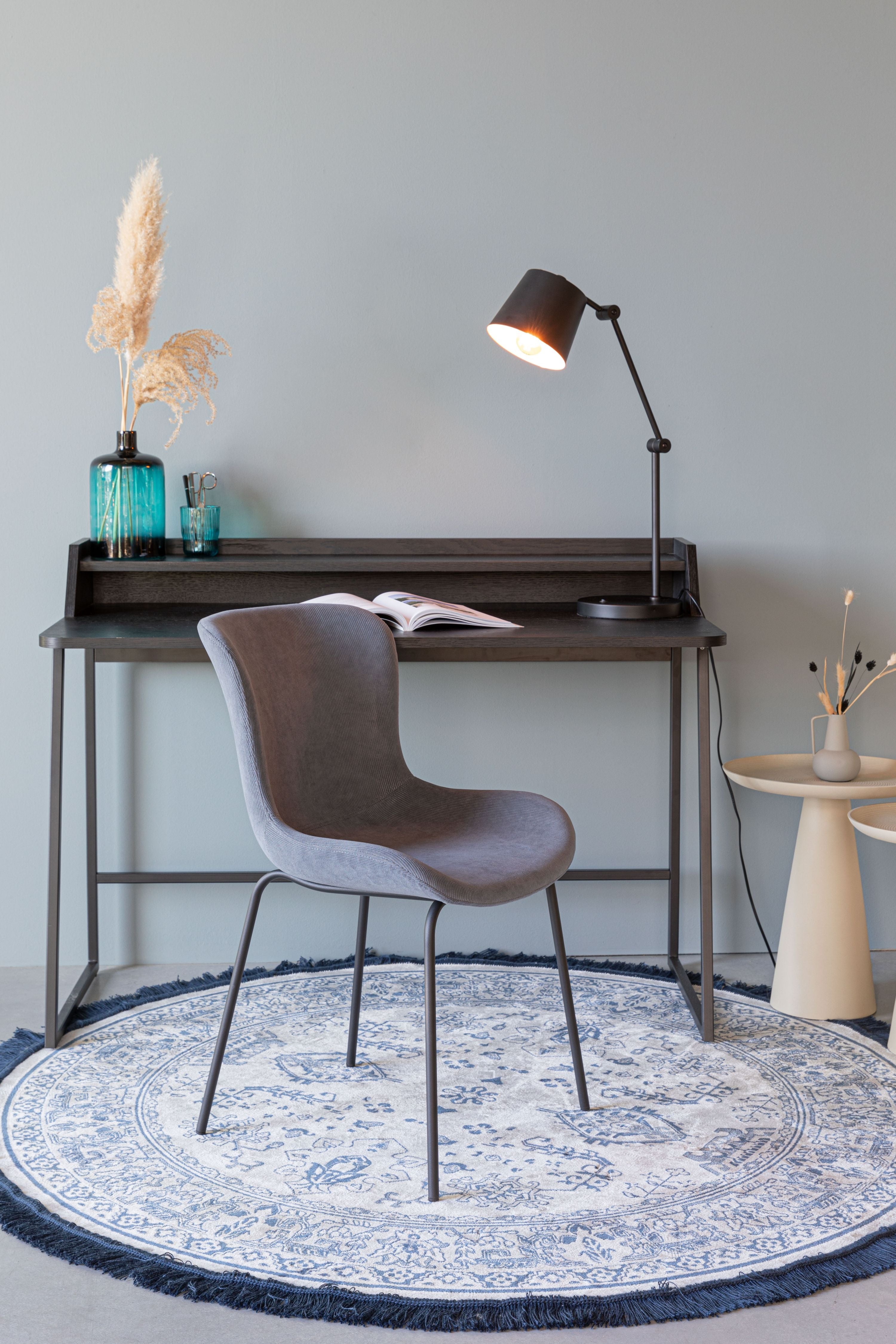 Stoel JUNZO RIB blauw