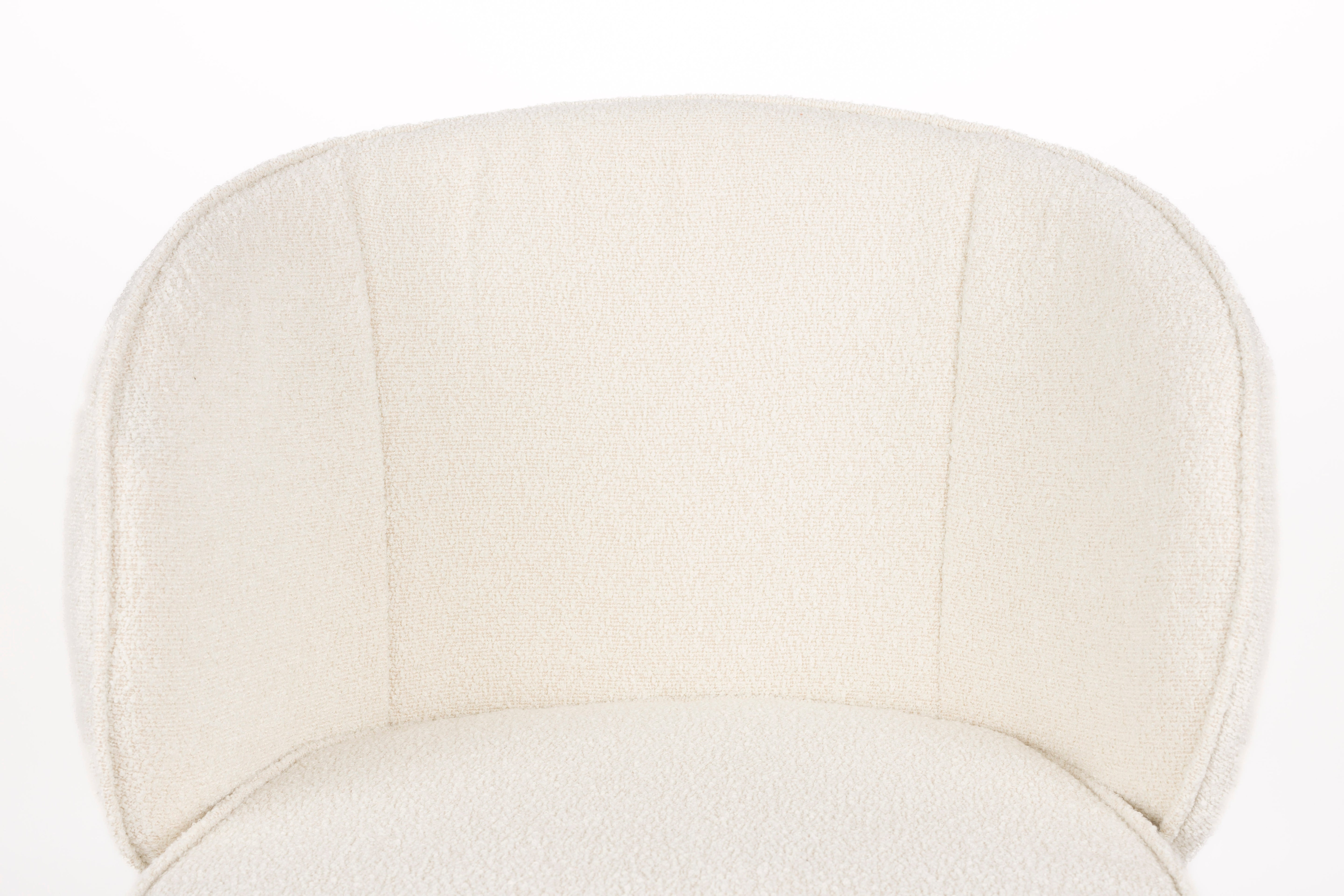 Stoel JOA wit met zwarte basis