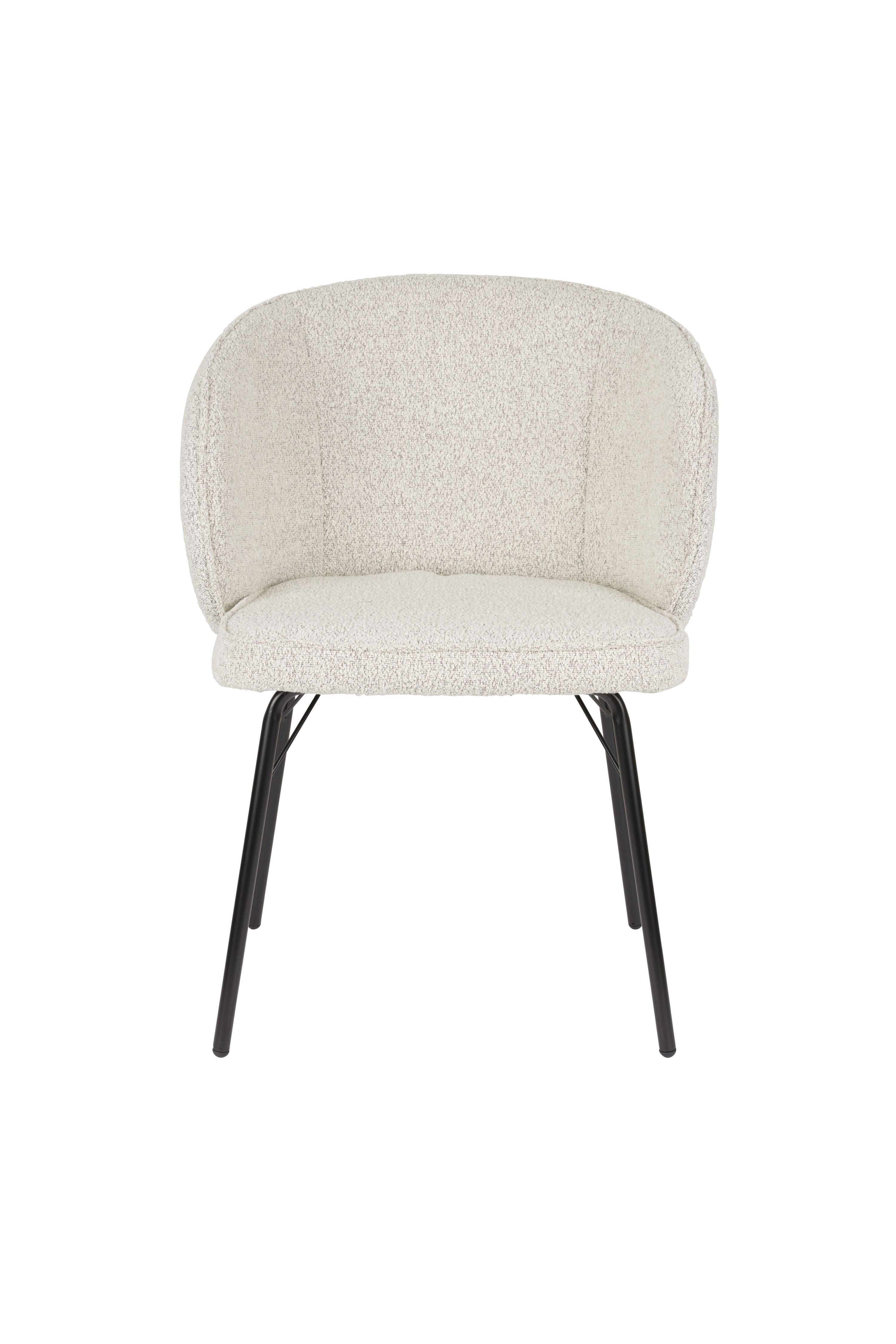 Stoel JOA beige met zwarte basis