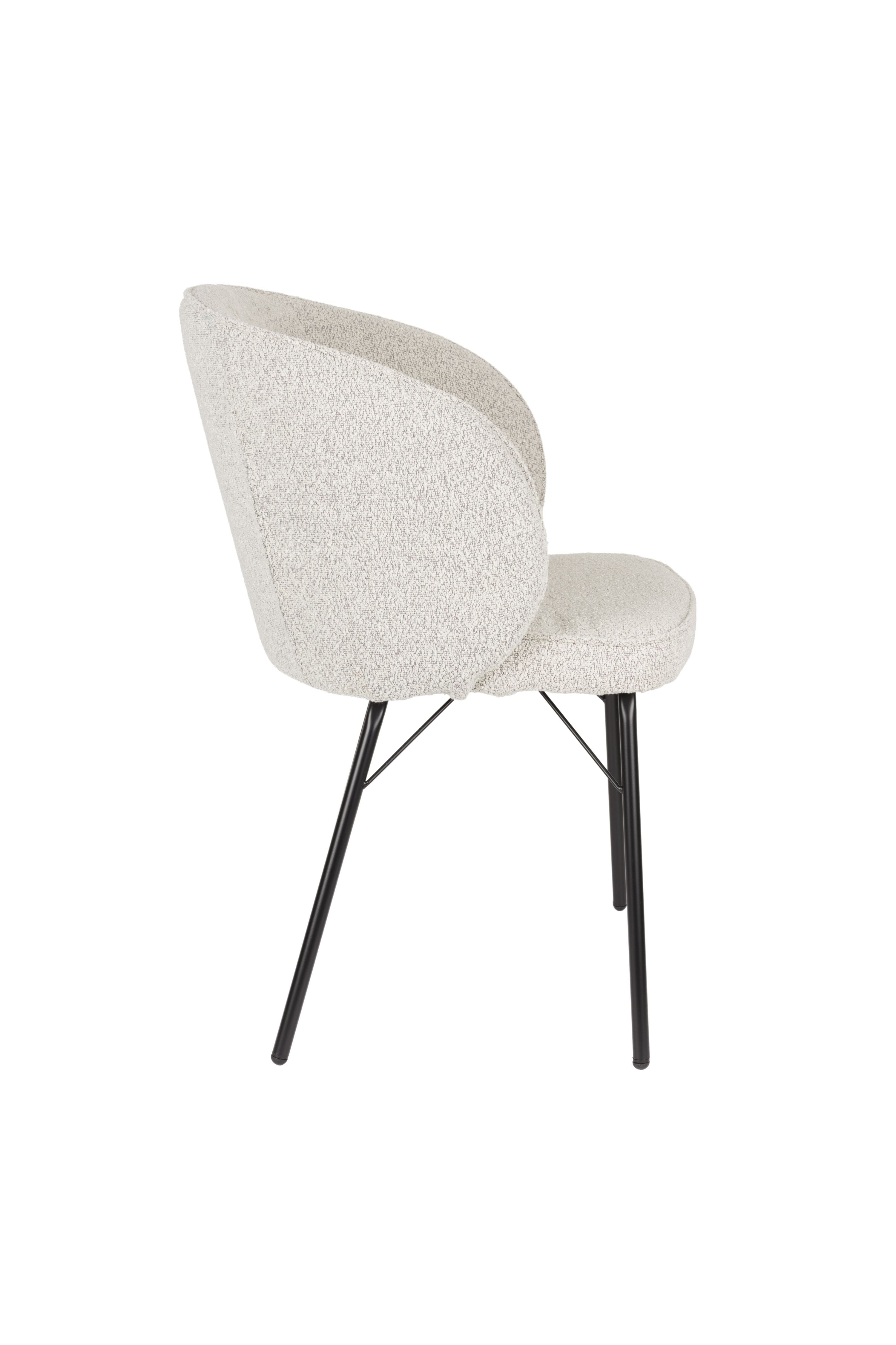 Stoel JOA beige met zwarte basis