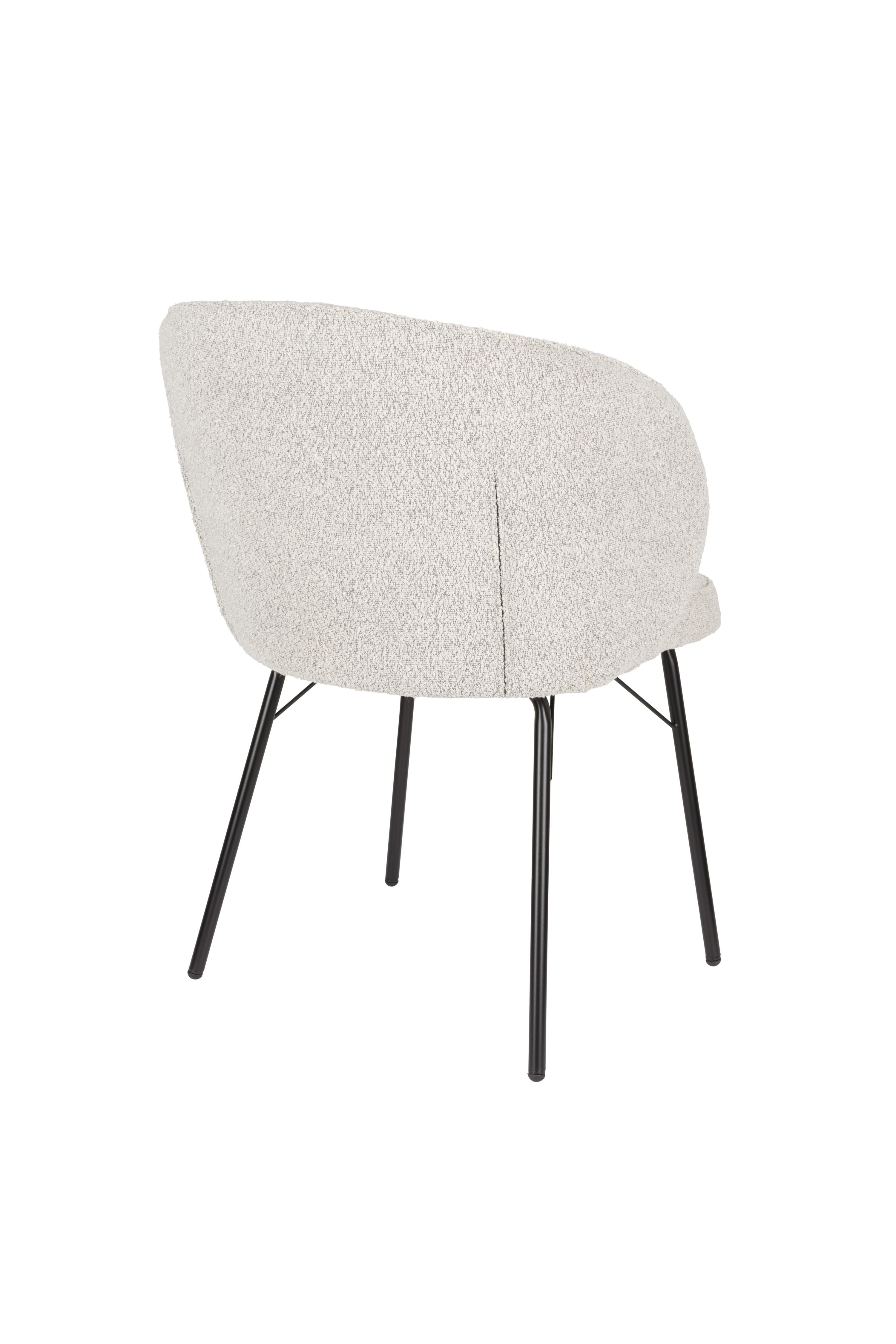 Stoel JOA beige met zwarte basis