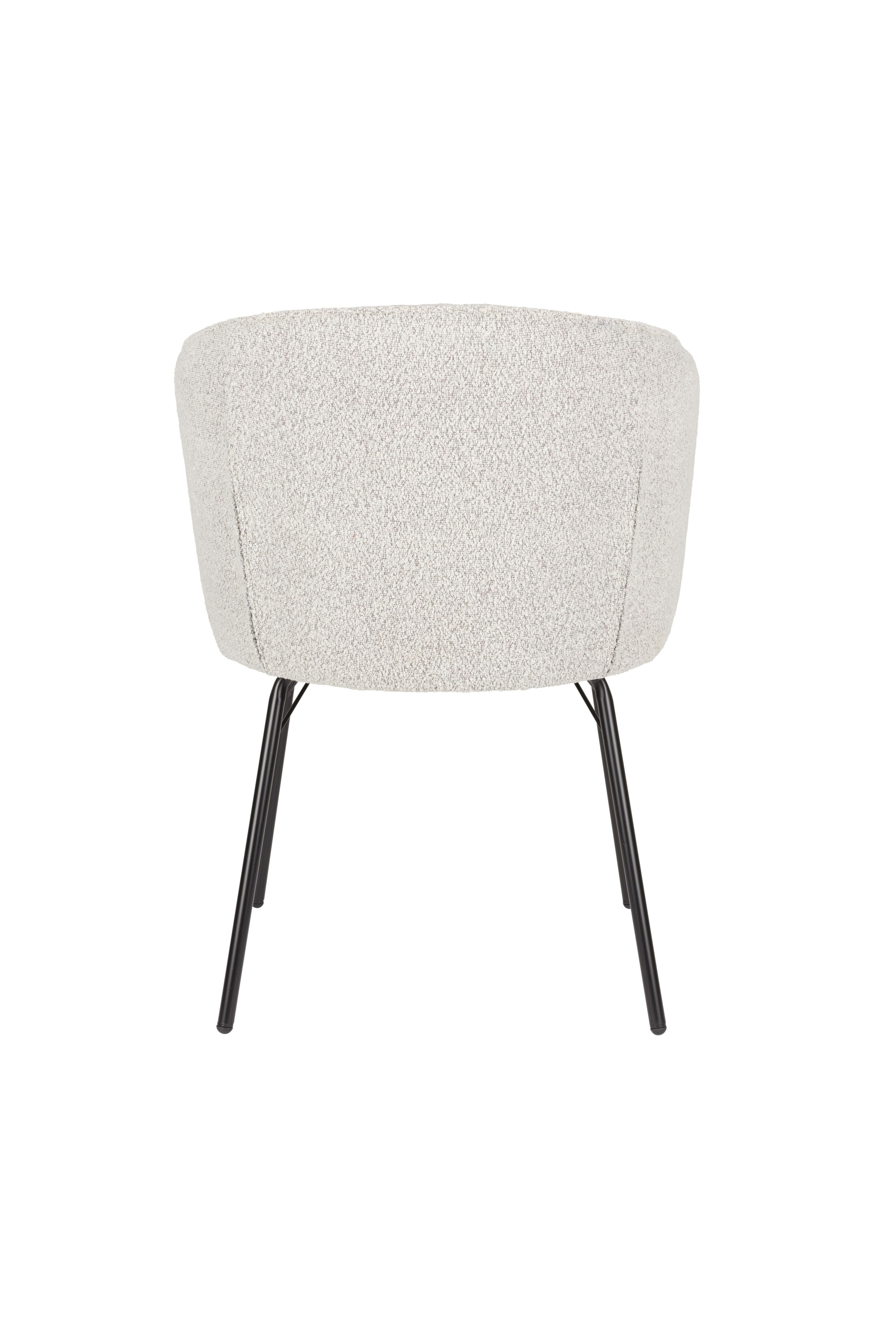 Stoel JOA beige met zwarte basis