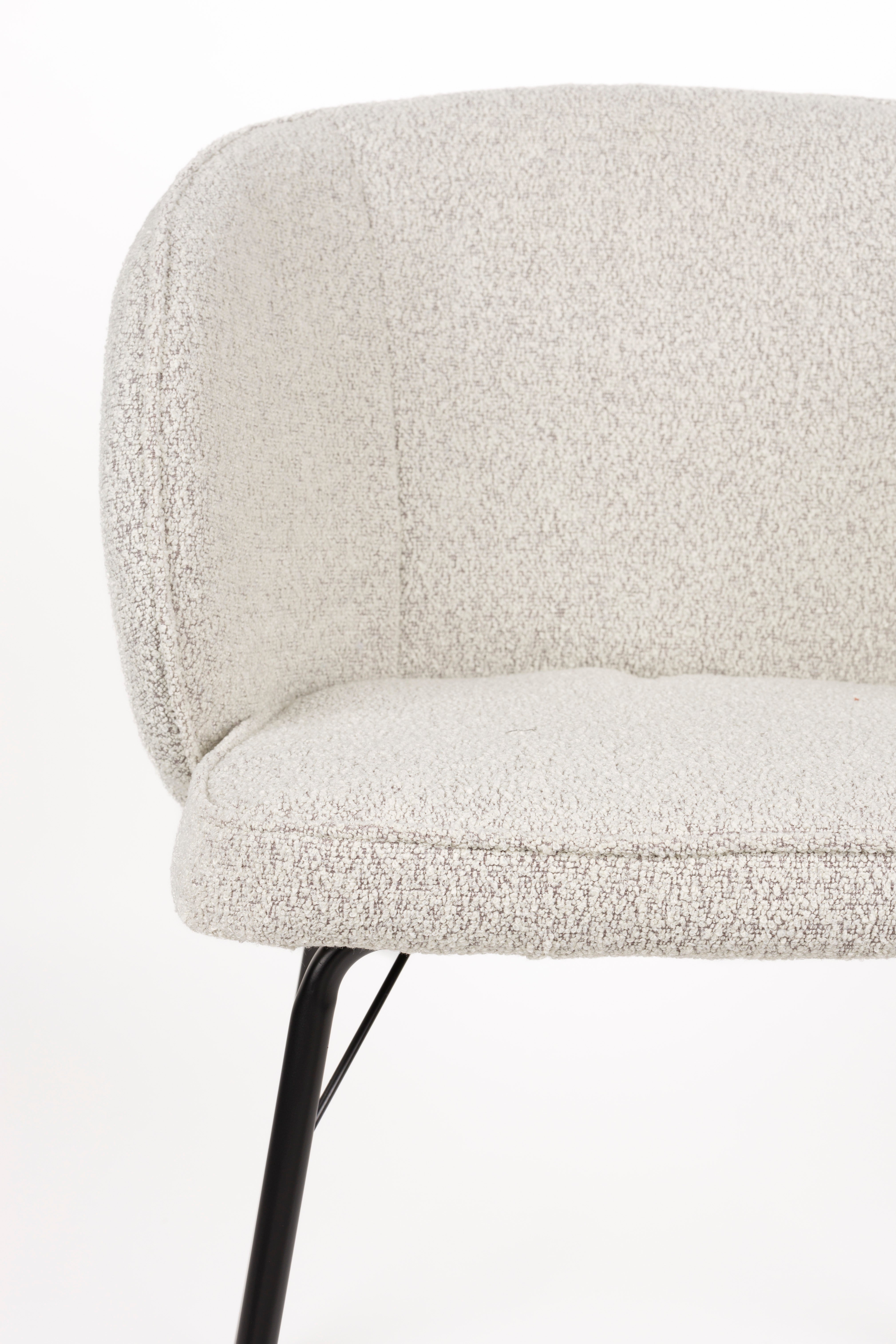 Stoel JOA beige met zwarte basis