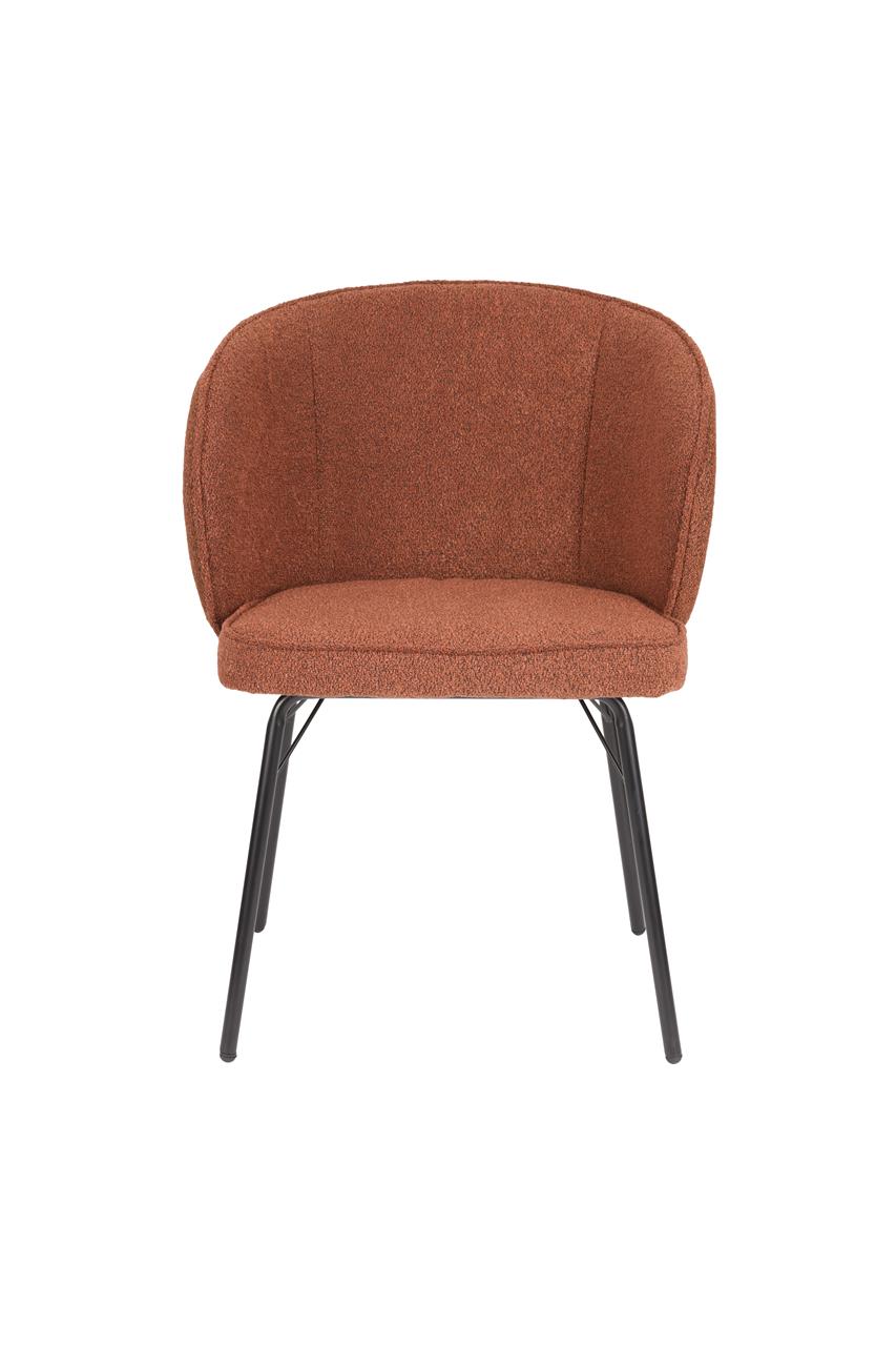 JOA Chair terracotta with black base
