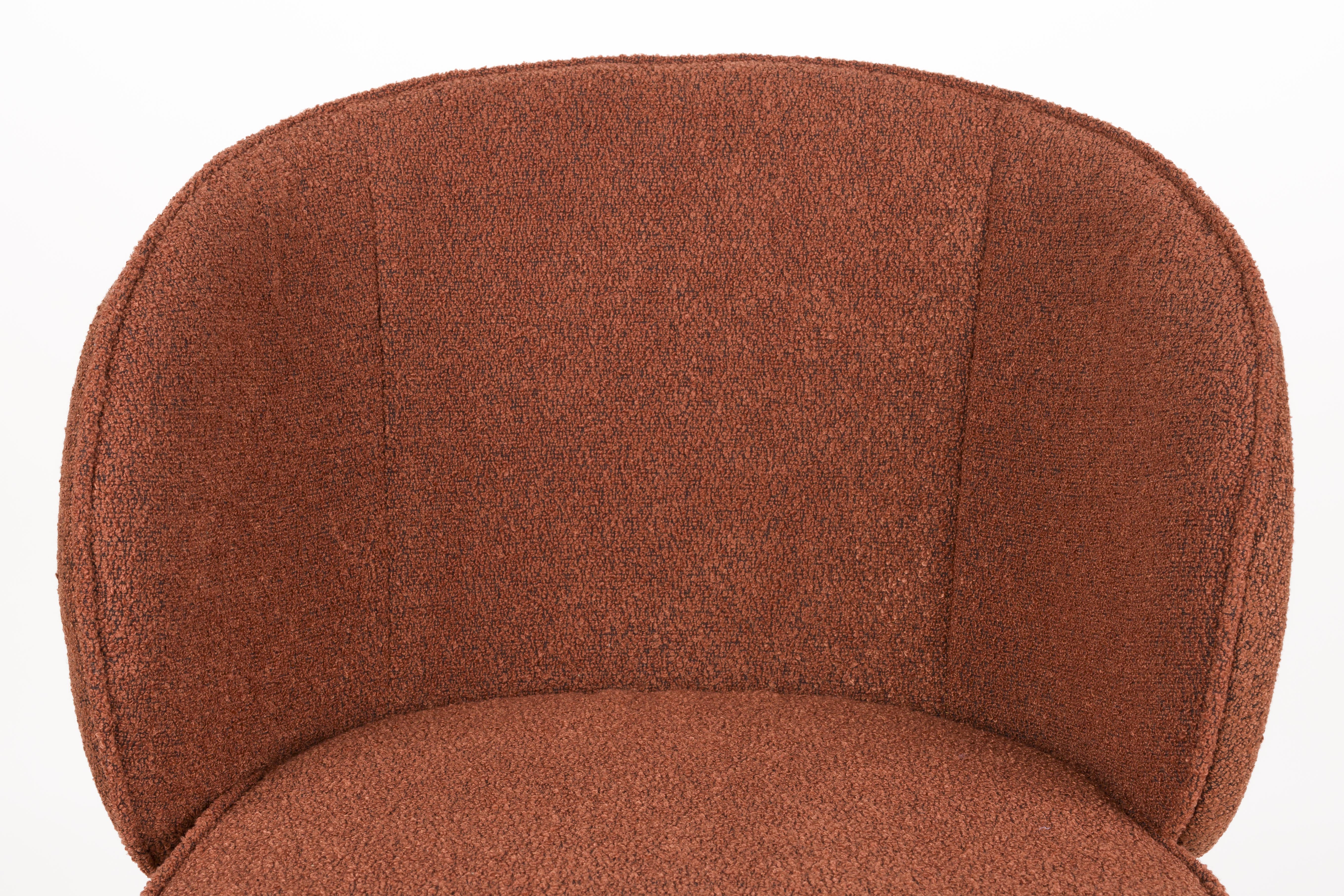 JOA Chair terracotta with black base