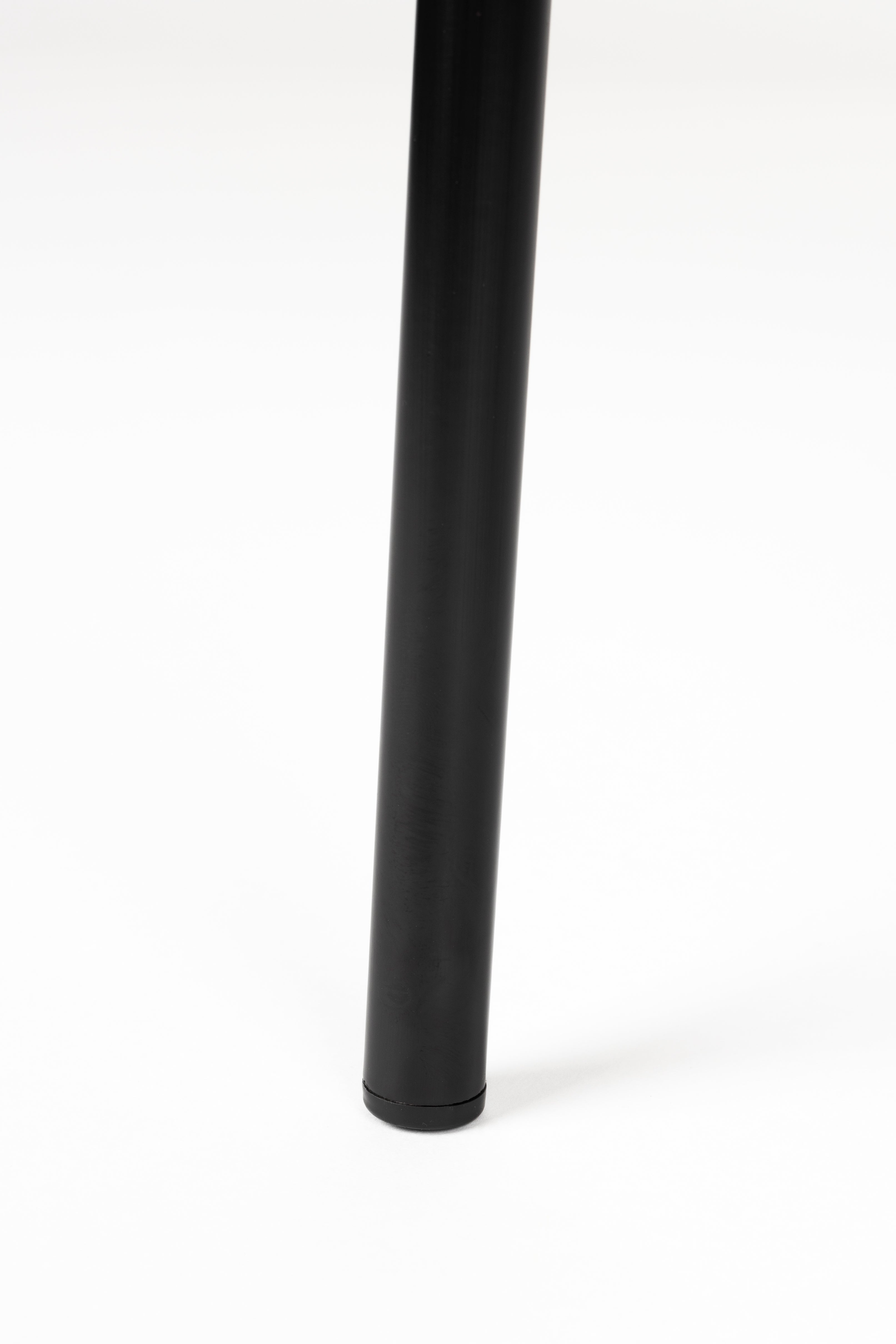 Stoel DANDO roze met zwarte basis